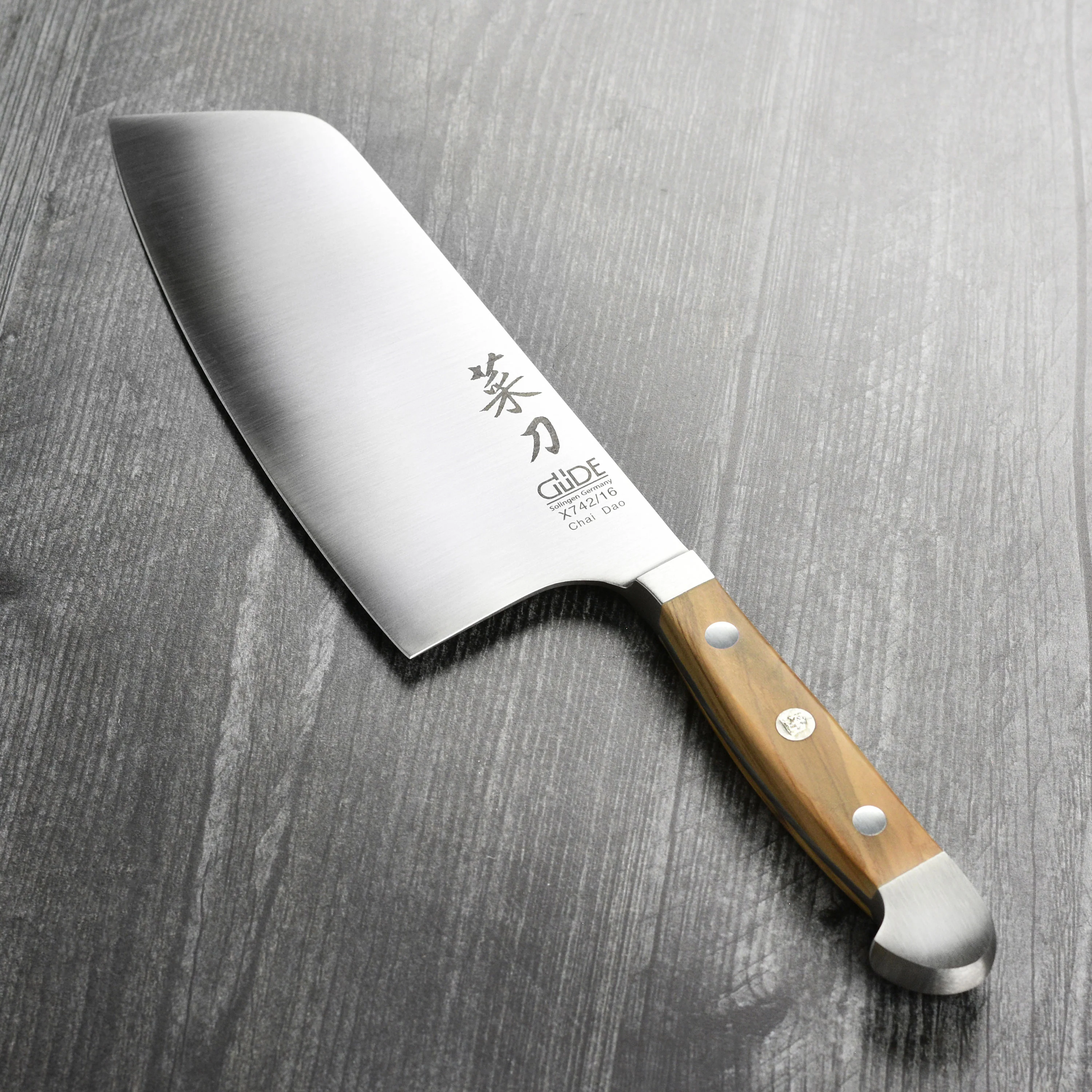 Gude Alpha Olive 6" Chai Dao - Image 7