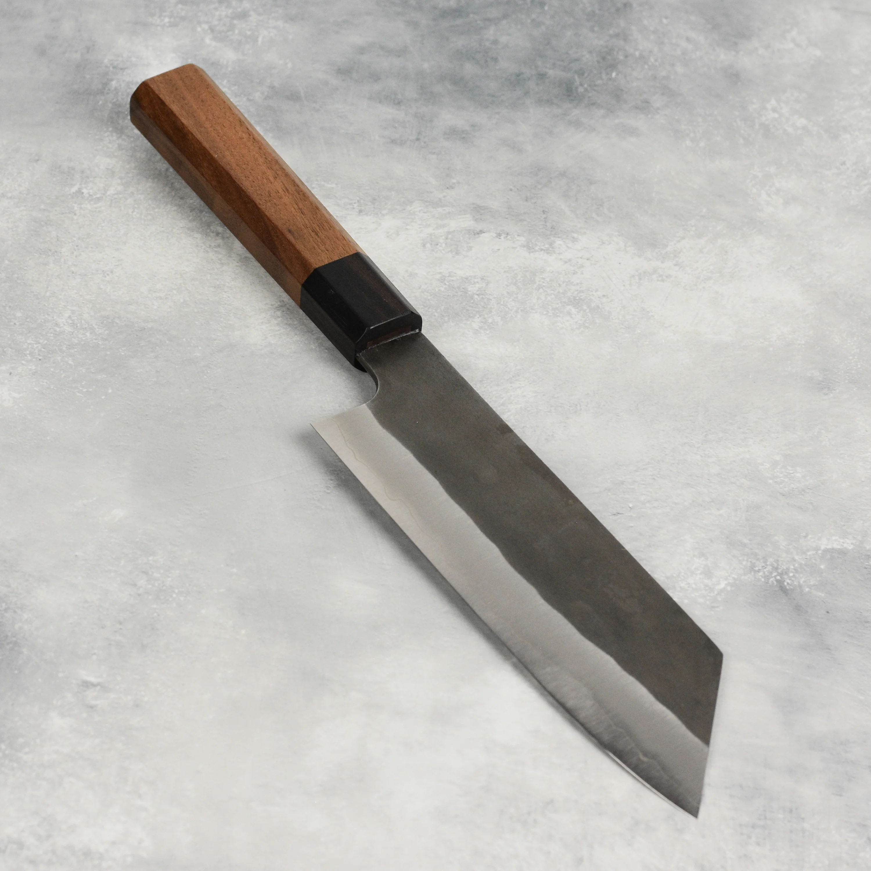 Hatono Aogami Super Kurouchi Stainless Clad 7" Bunka - Image 6