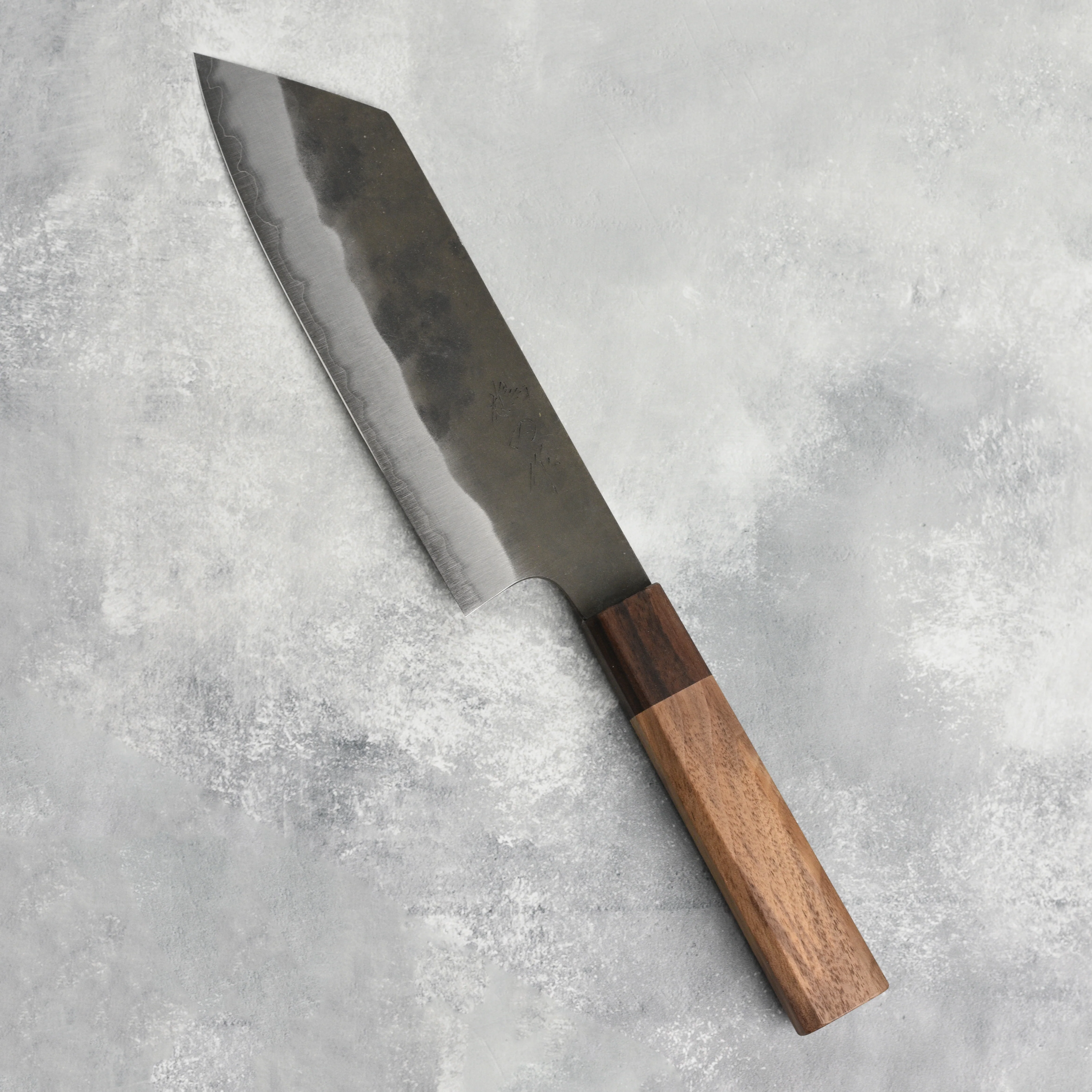 Hatono Aogami Super Kurouchi Stainless Clad 7" Bunka - Image 8