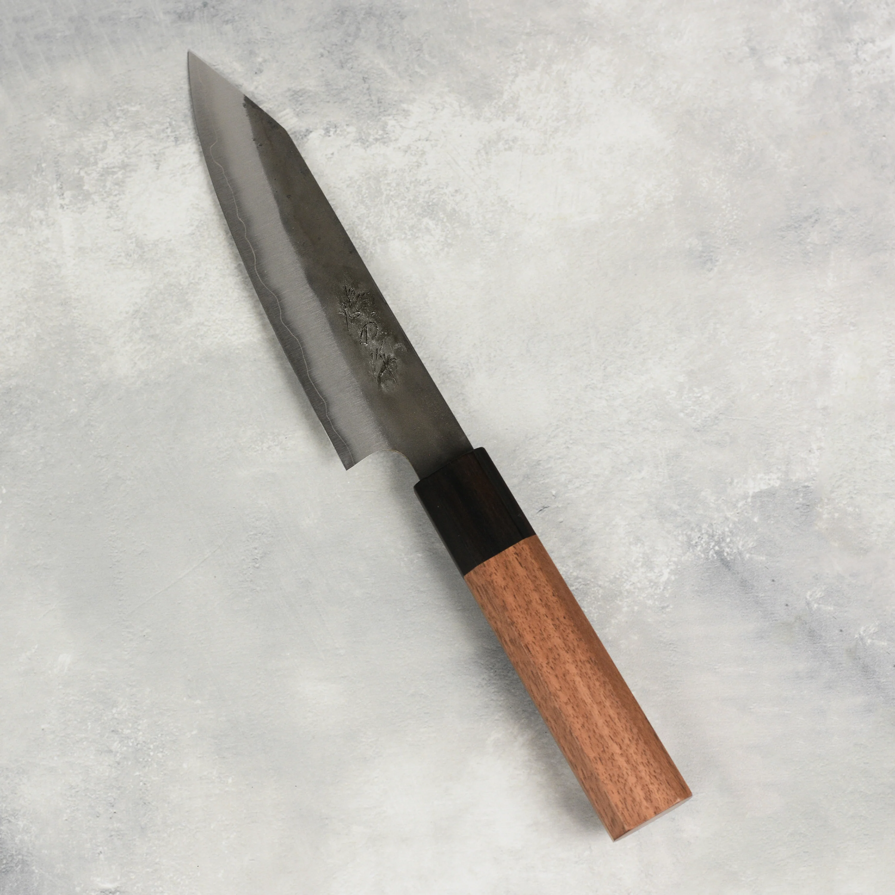 Hatono Aogami Super Kurouchi Stainless Clad 5.3" Kiritsuke Petty - Image 5