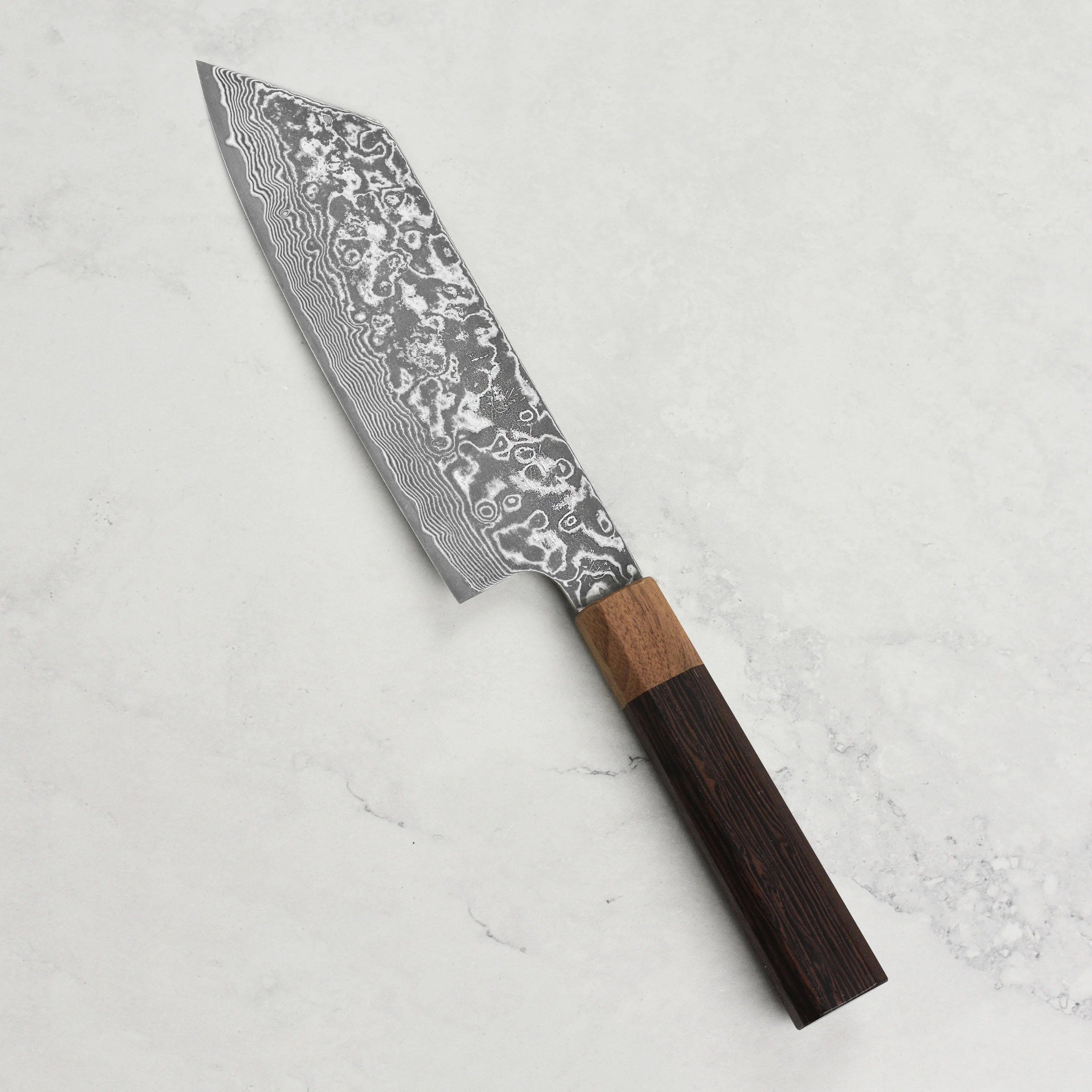 Hatono SG2 Kurozome Damascus 7" Bunka - Image 3