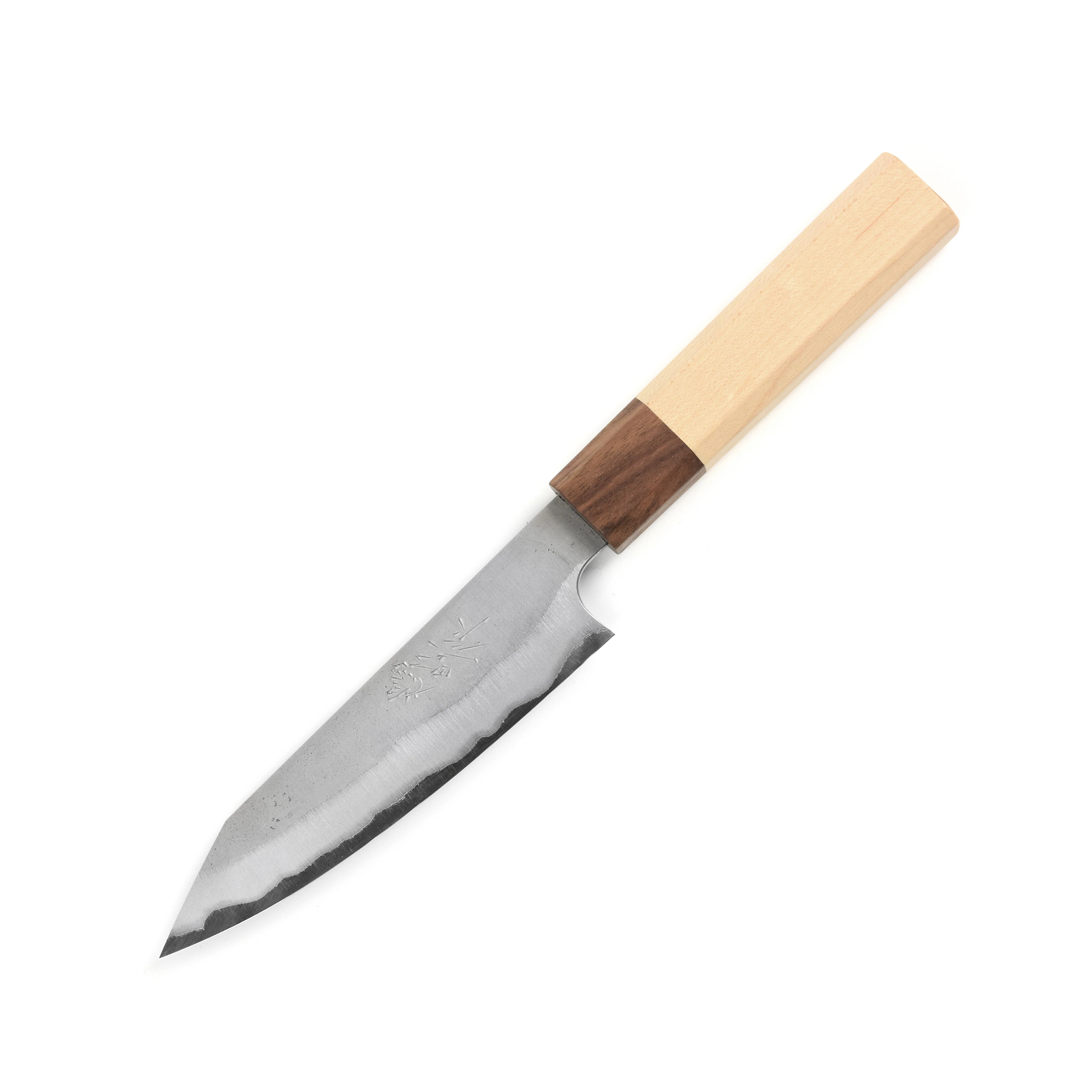 Hatono Shirogami #1 Nashiji Stainless Clad 5.3" Kiritsuke Petty - Image 4