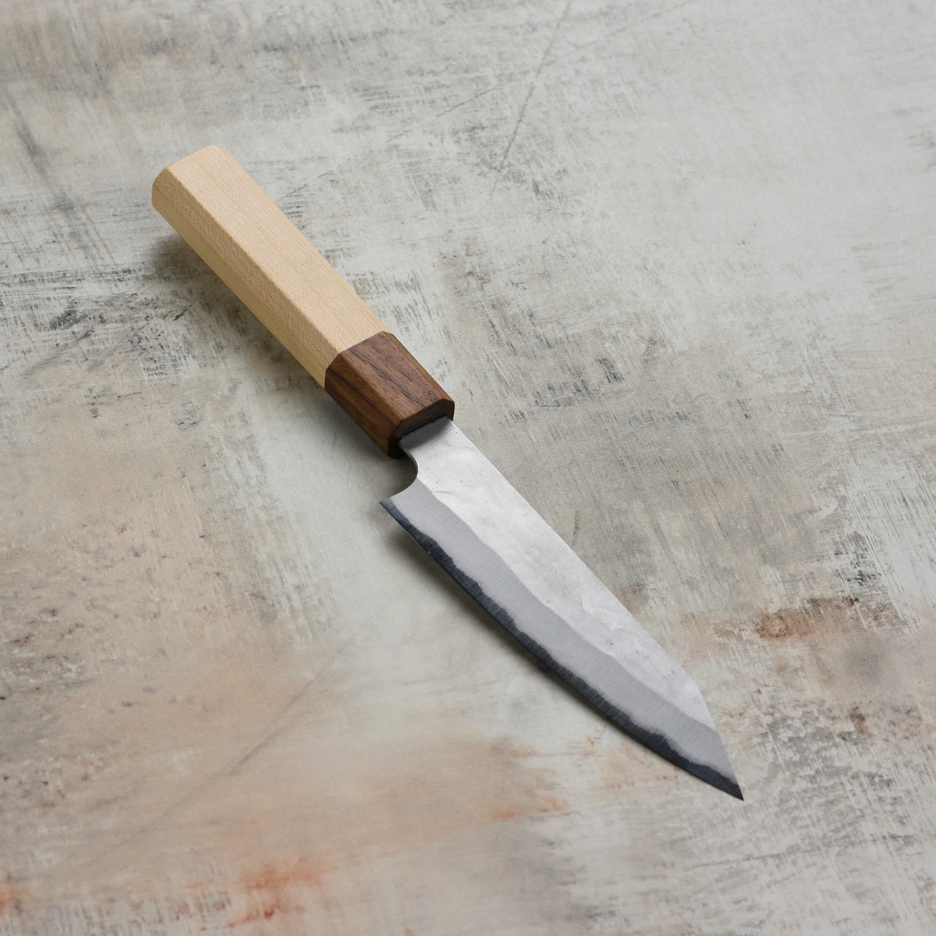 Hatono Shirogami #1 Nashiji Stainless Clad 5.3" Kiritsuke Petty - Image 5