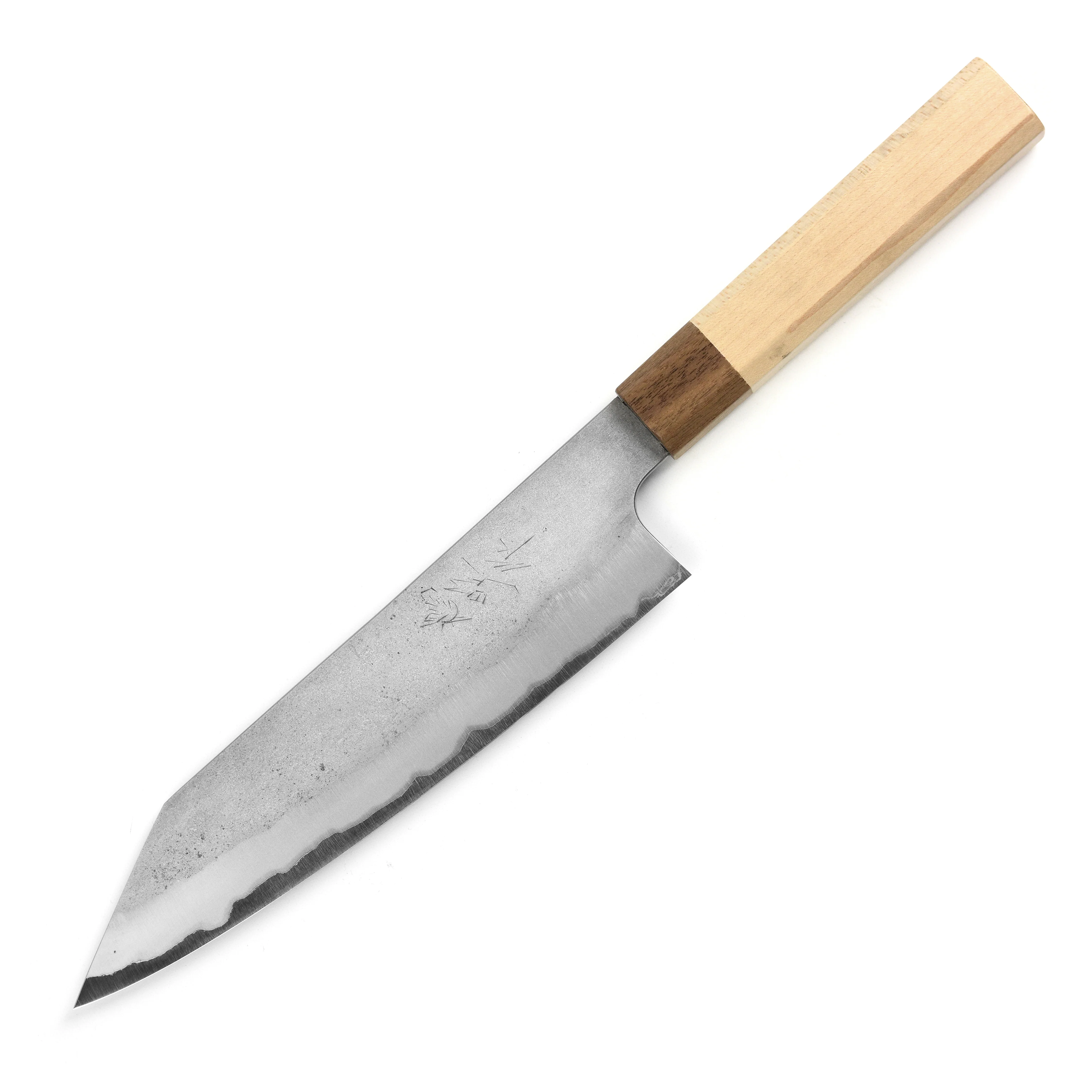 Hatono Shirogami #1 Nashiji Stainless Clad 8.25" Kiritsuke Gyuto - Image 5