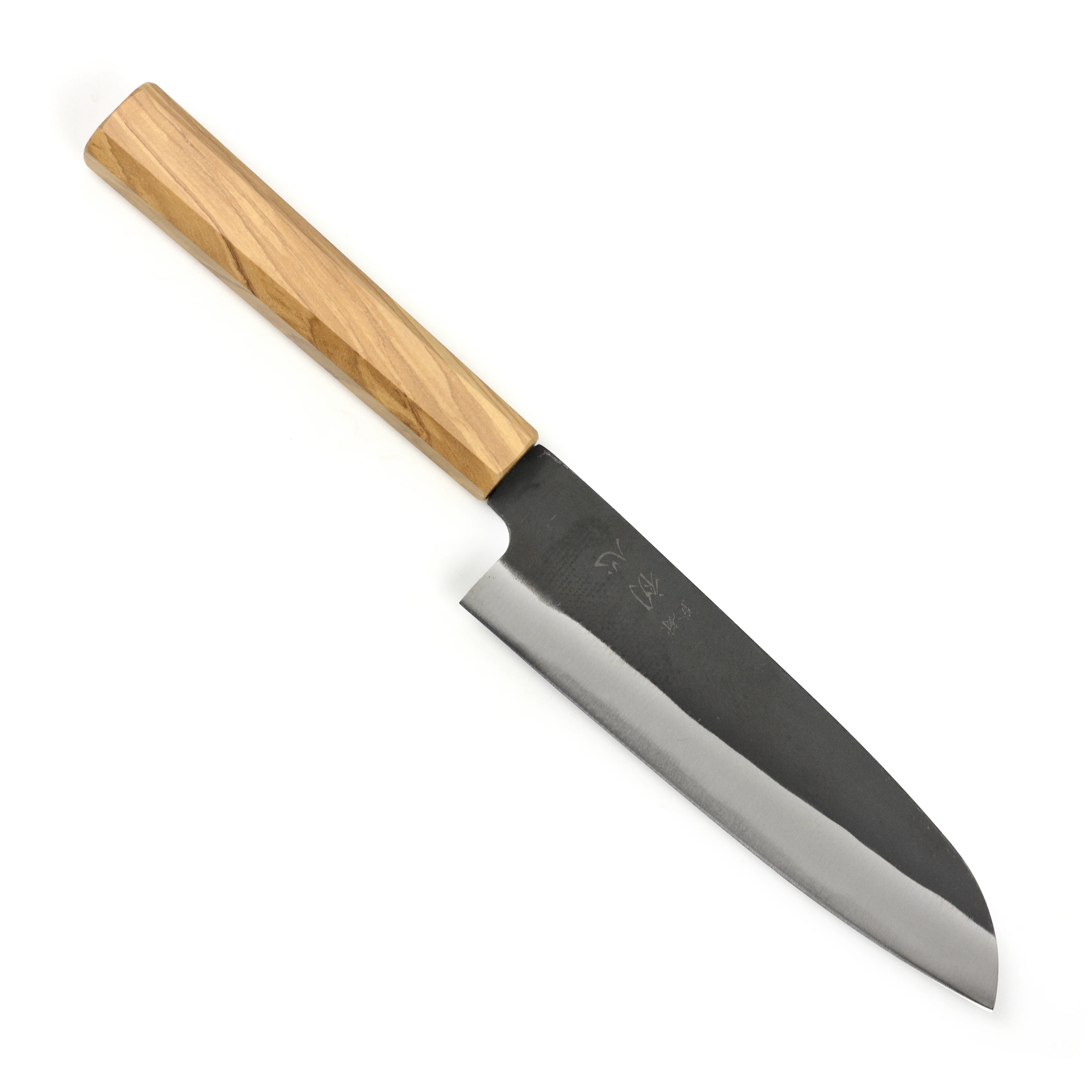 Hatsukokoro Aogami #2 Kurouchi 6.5" Santoku - Image 5