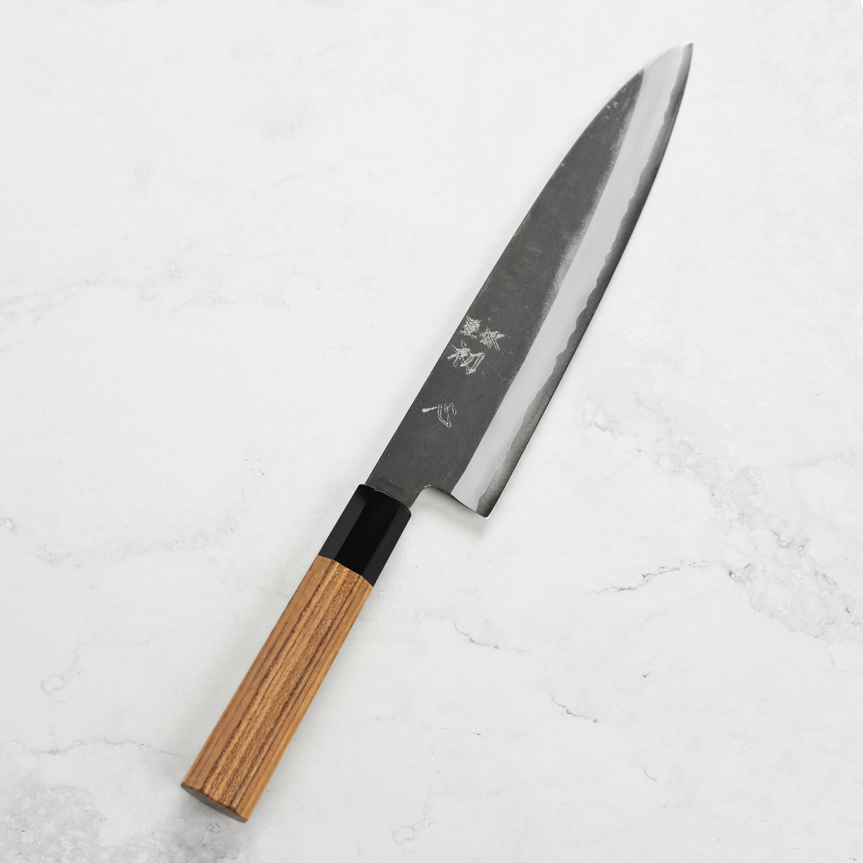 Hatsukokoro Aosagi Aogami #2 Kurouchi 9.4" Gyuto - Image 8