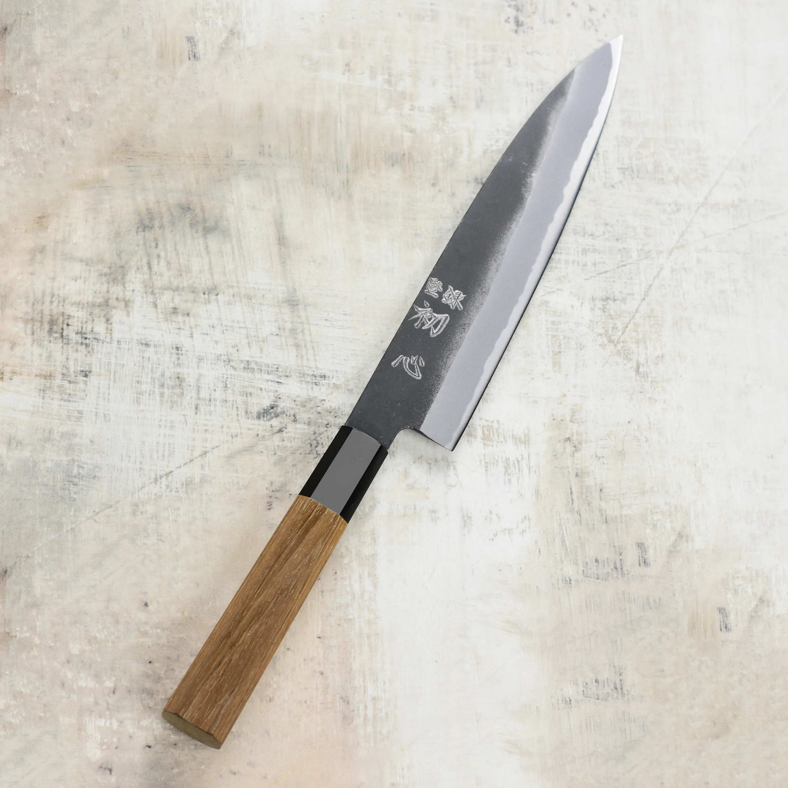 Hatsukokoro Aosagi Aogami #2 Kurouchi 8.25" Gyuto - Image 8