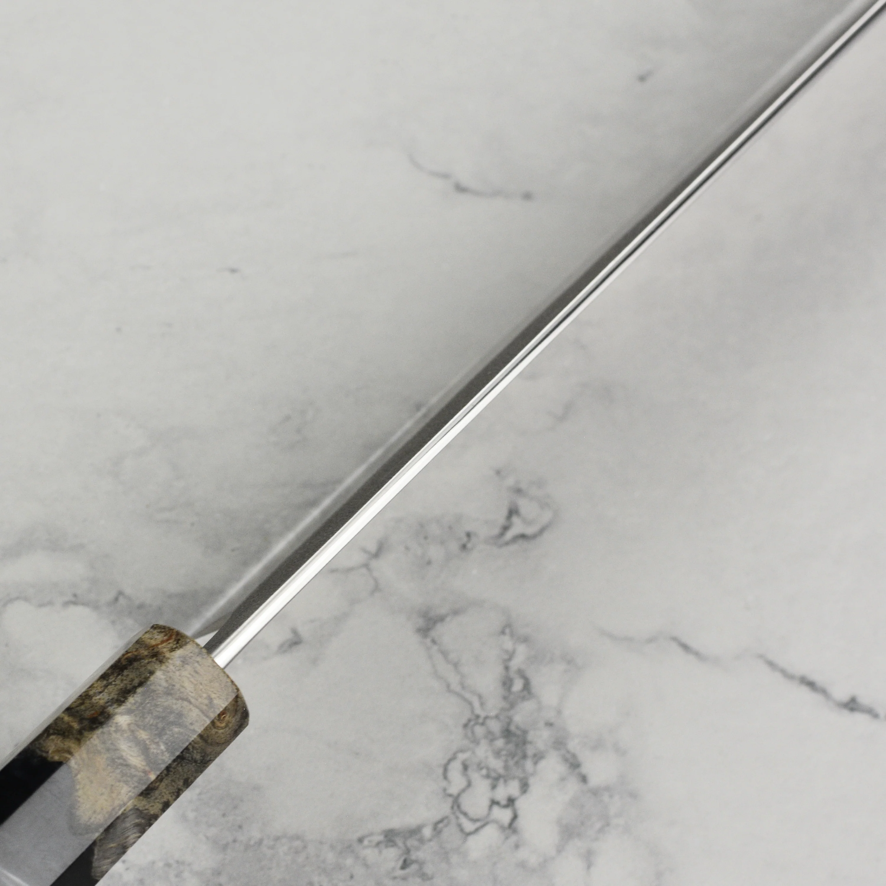 Hatsukokoro Atelier Kurouchi Damascus 8.25" Gyuto - Image 6