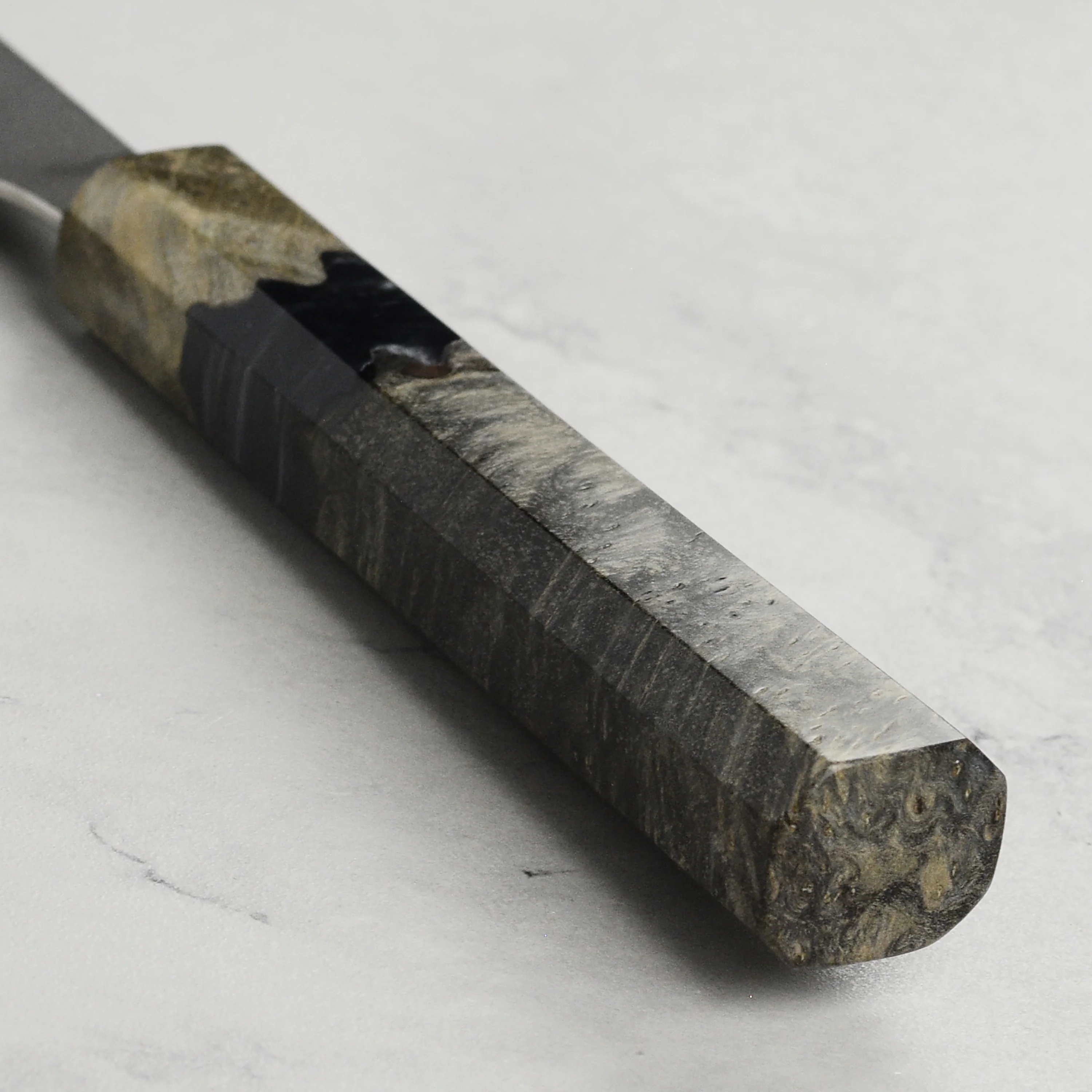 Hatsukokoro Atelier Kurouchi Damascus 6.5" Nakiri - Image 2