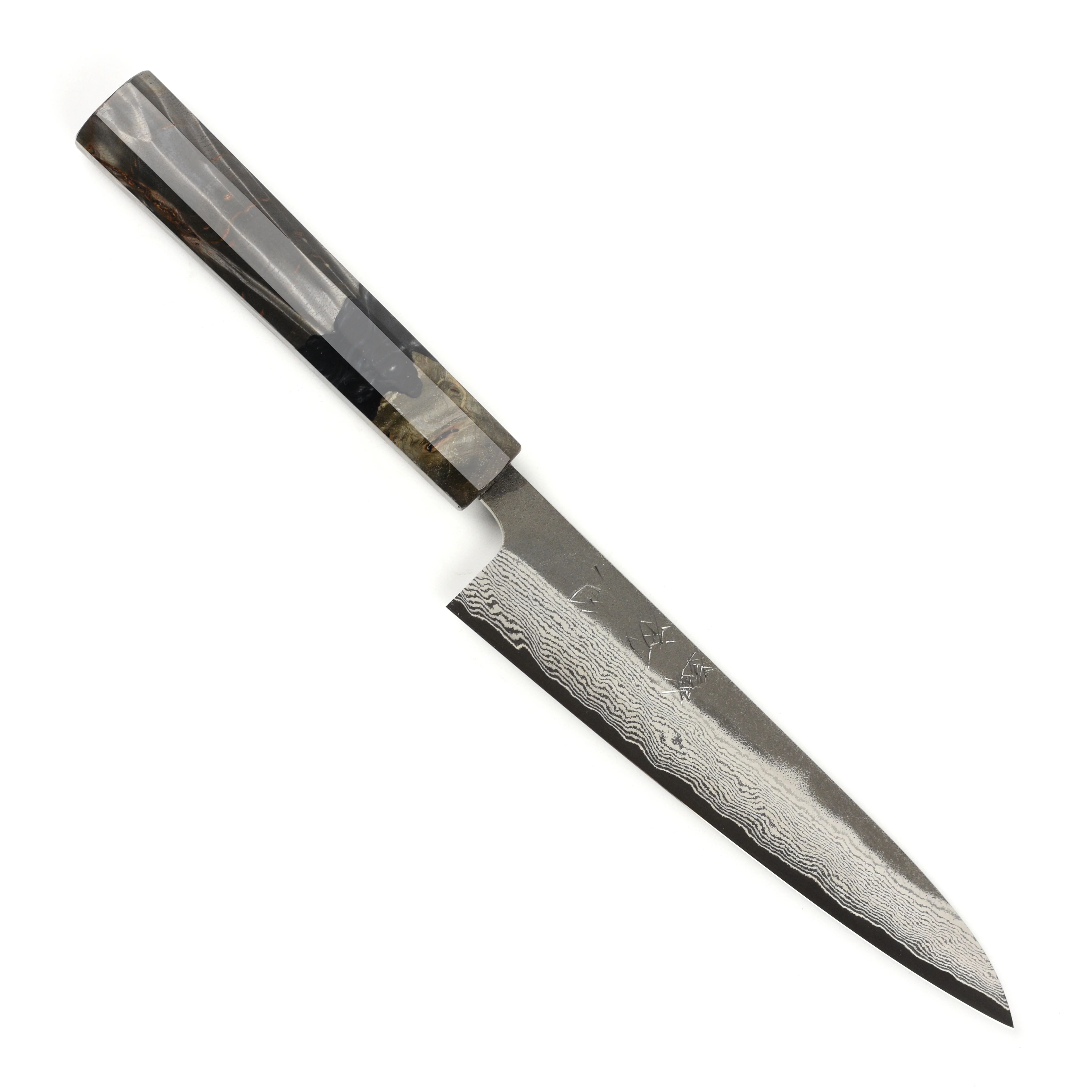 Hatsukokoro Atelier Kurouchi Damascus 5.9" Petty - Image 7