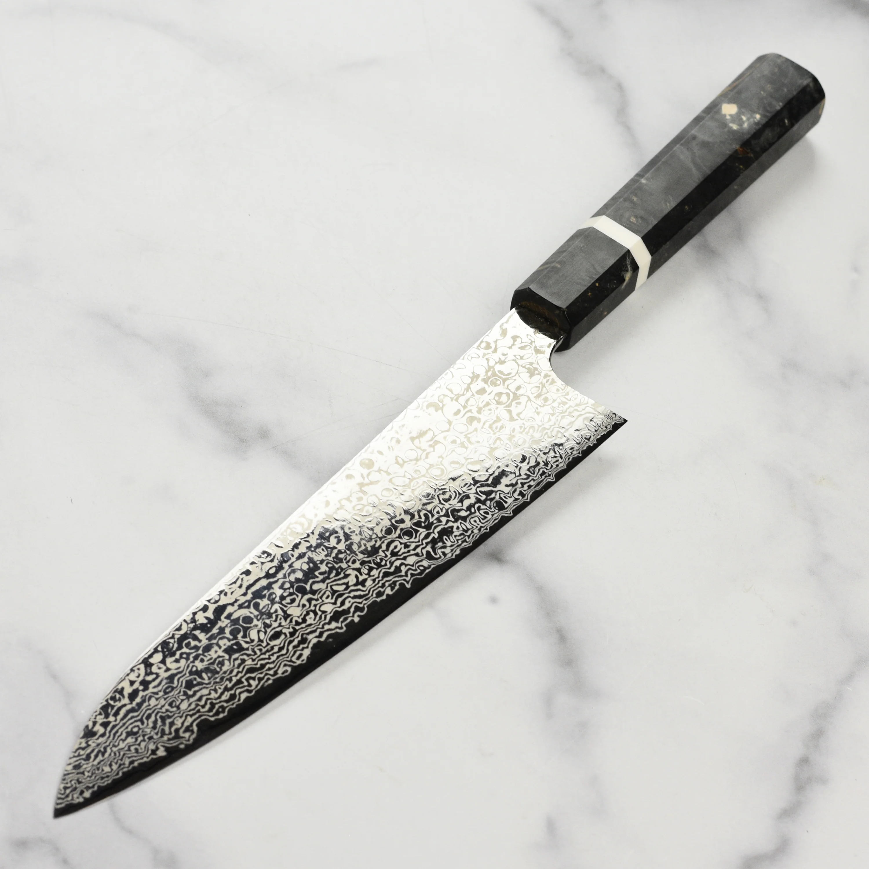 Hatsukokoro x Yauji Ginga34 Damascus 8.25" Gyuto - Image 5