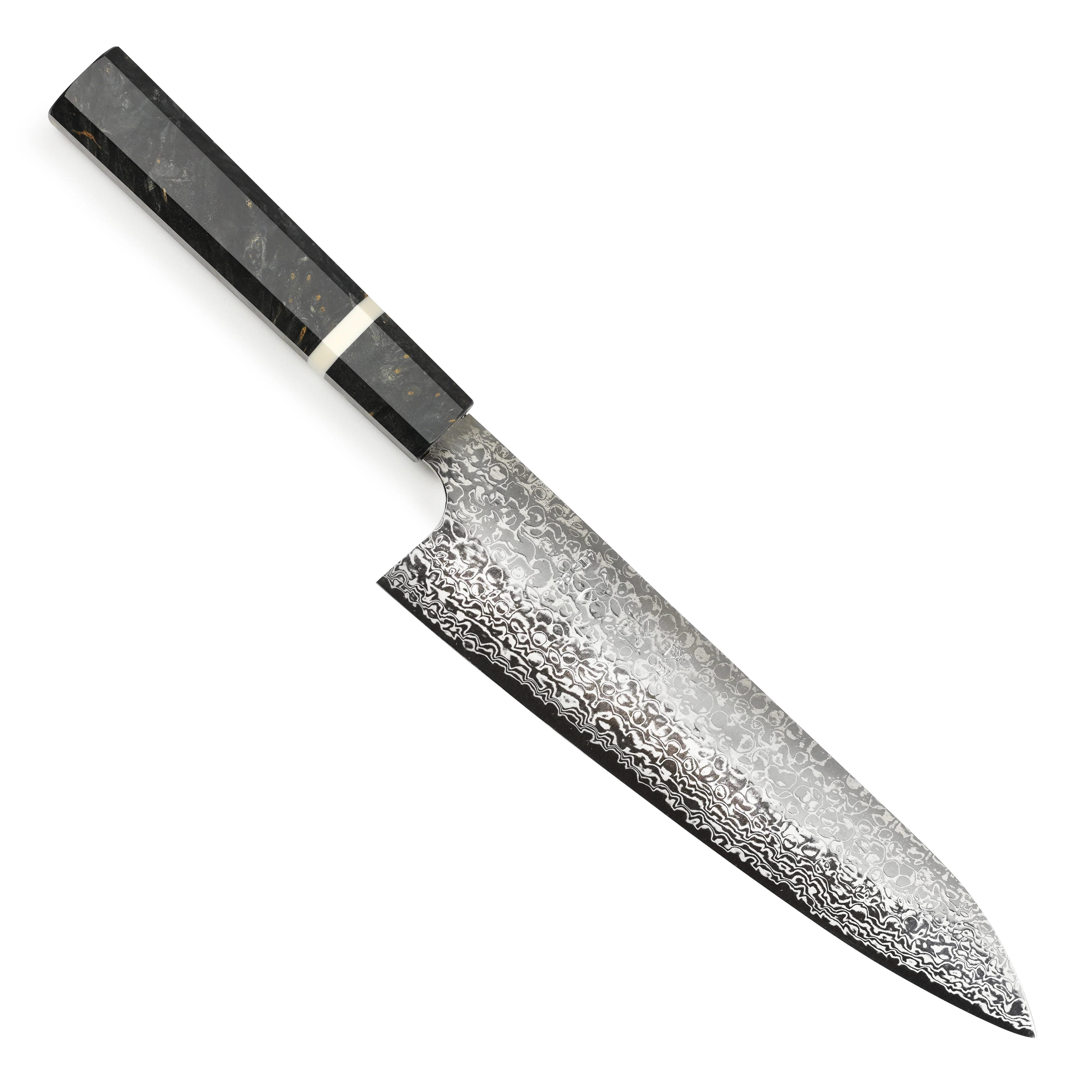 Hatsukokoro x Yauji Ginga34 Damascus 8.25" Gyuto - Image 7