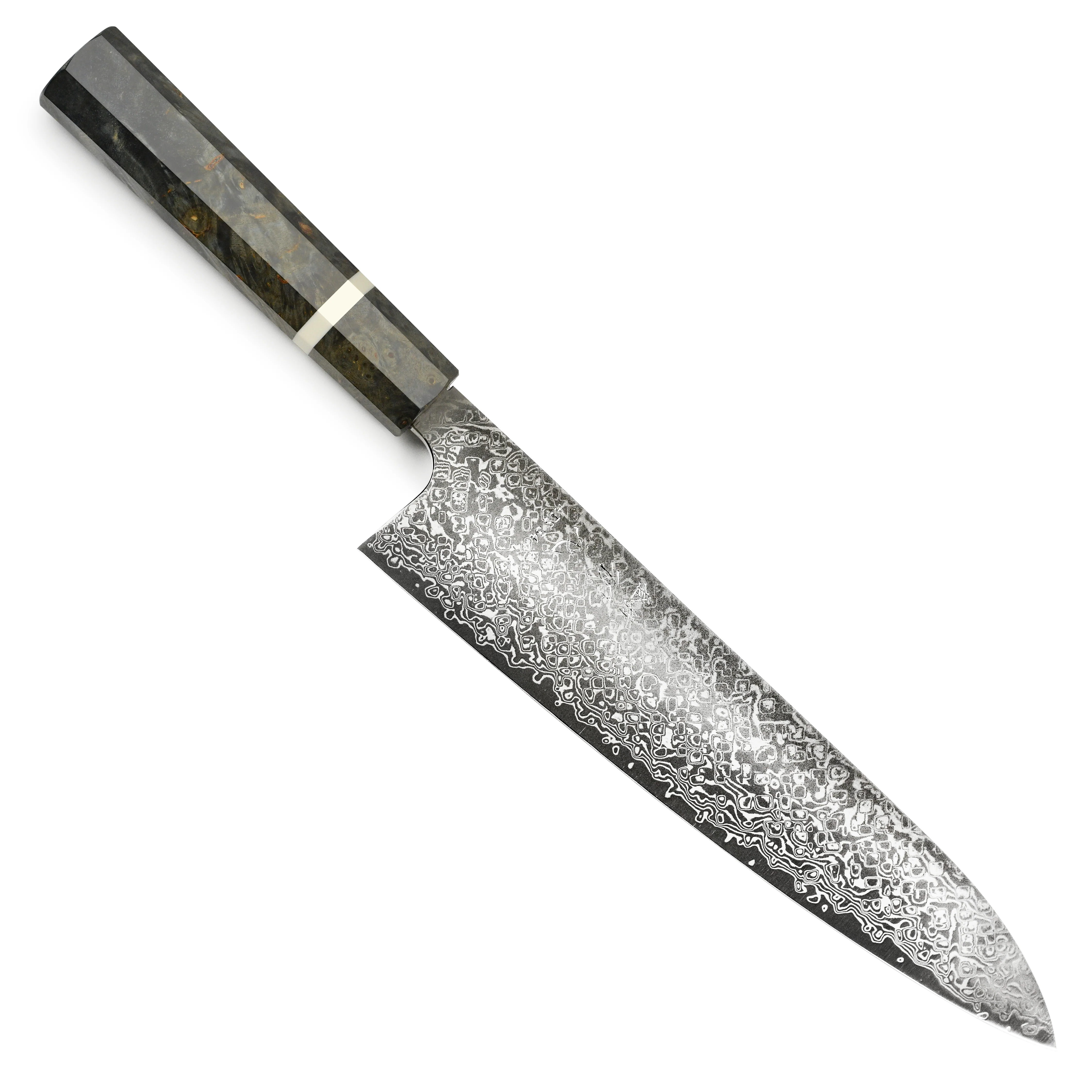 Hatsukokoro x Yauji Ginga34 Damascus 9.4" Gyuto - Image 9