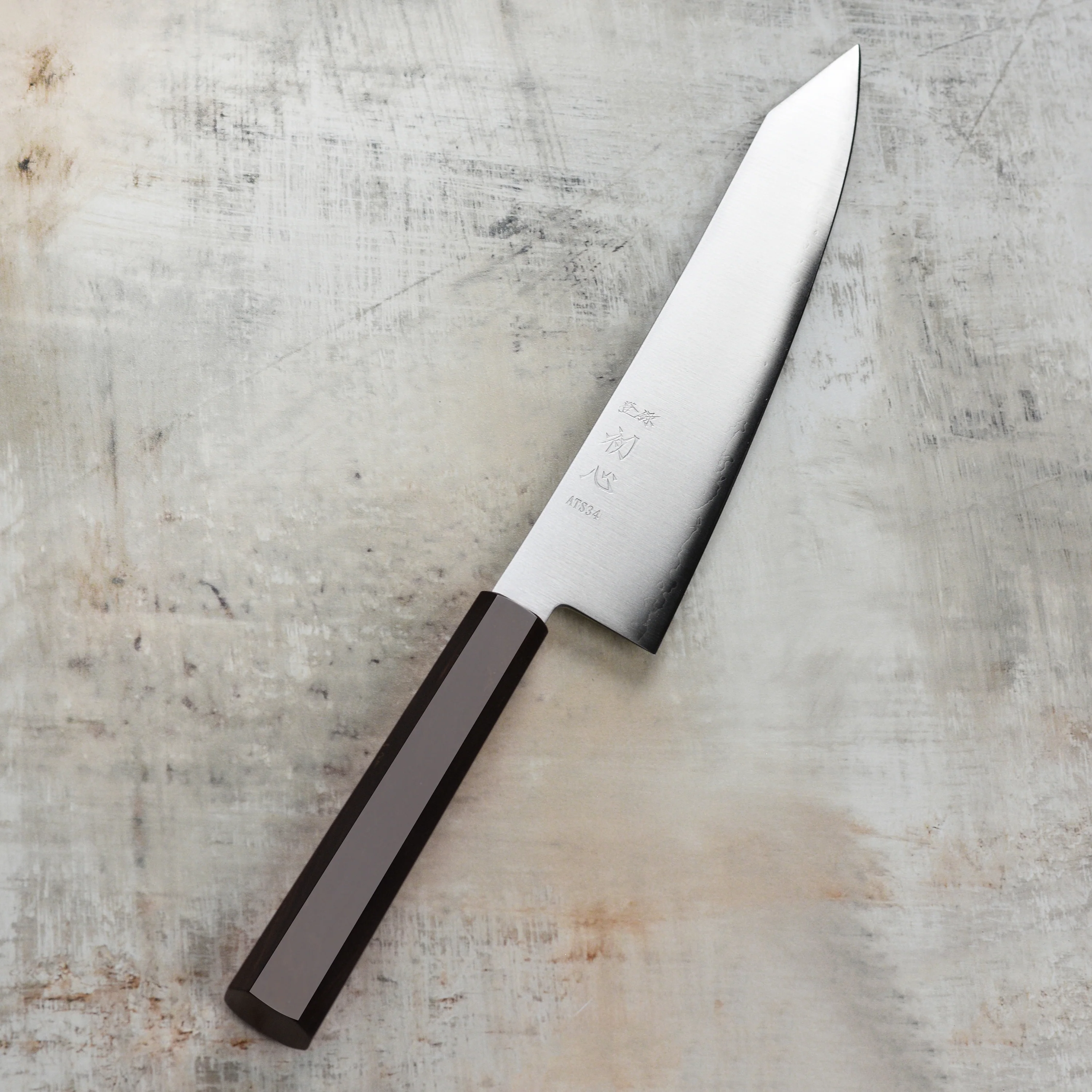 Hatsukokoro Hayabusa ATS-34 8.25" Kiritsuke Gyuto - Image 6