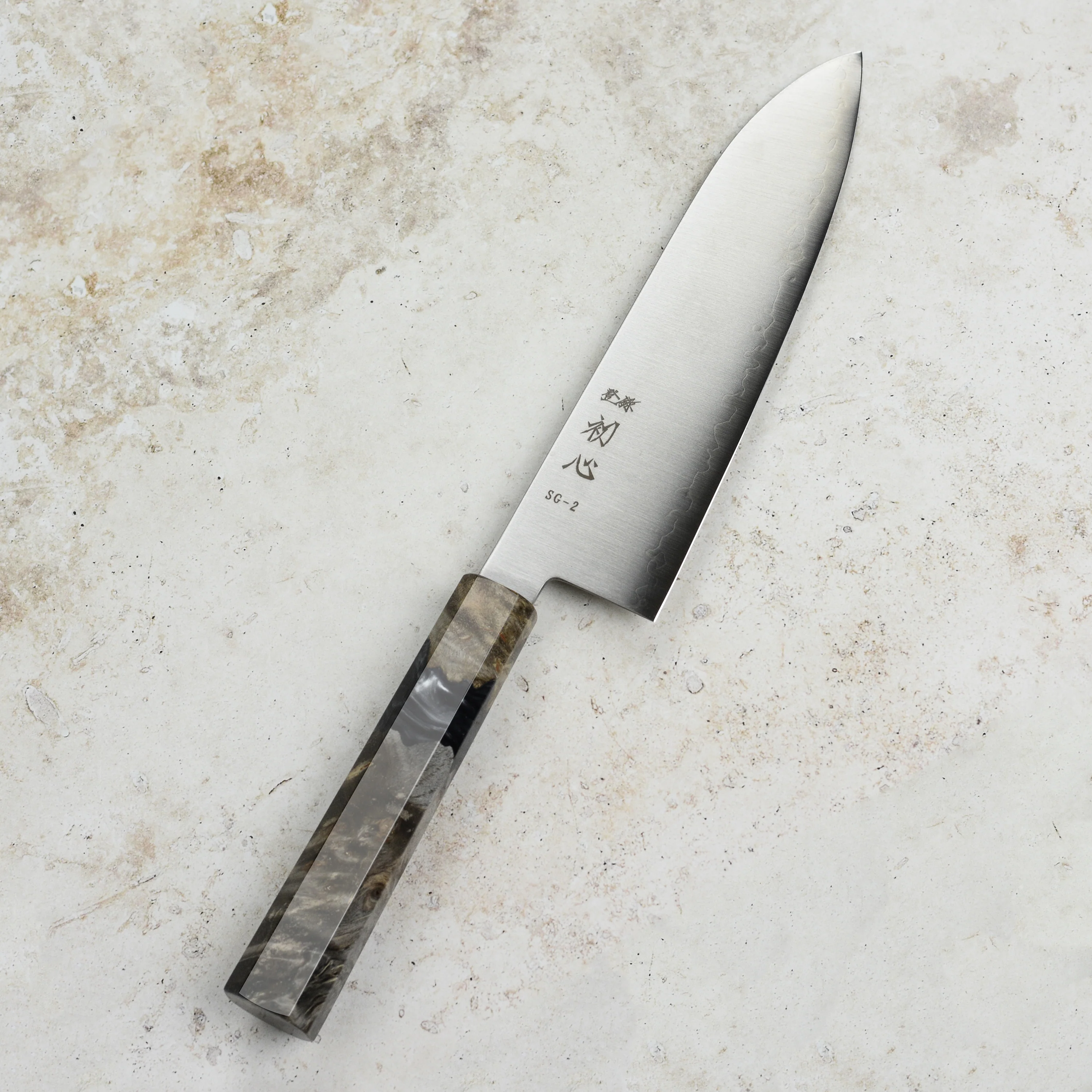 Hatsukokoro Hayabusa SG2 7" Santoku - Image 6