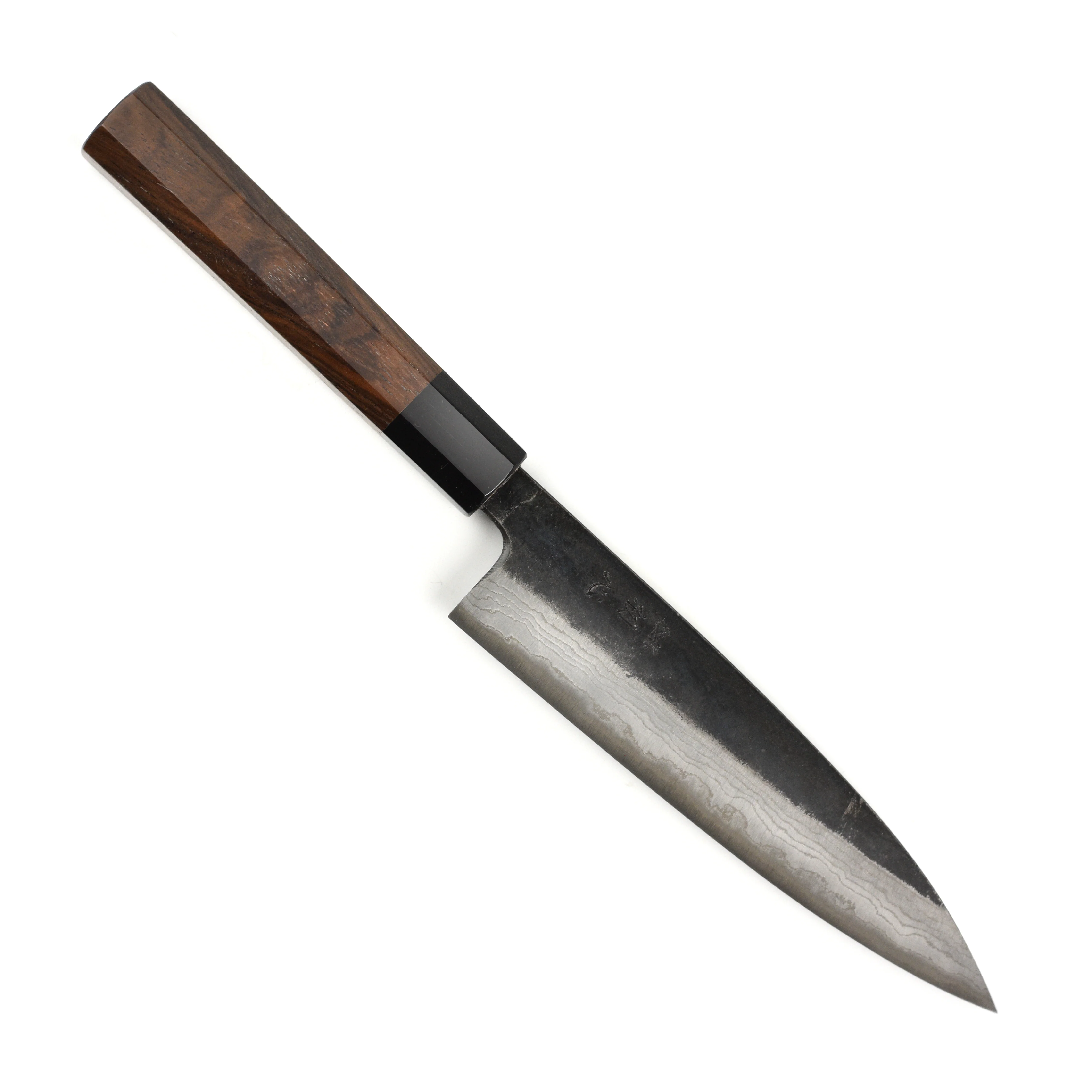 Hatsukokoro Kumokage Aogami Kurouchi Damascus 5.9" Petty - Image 4