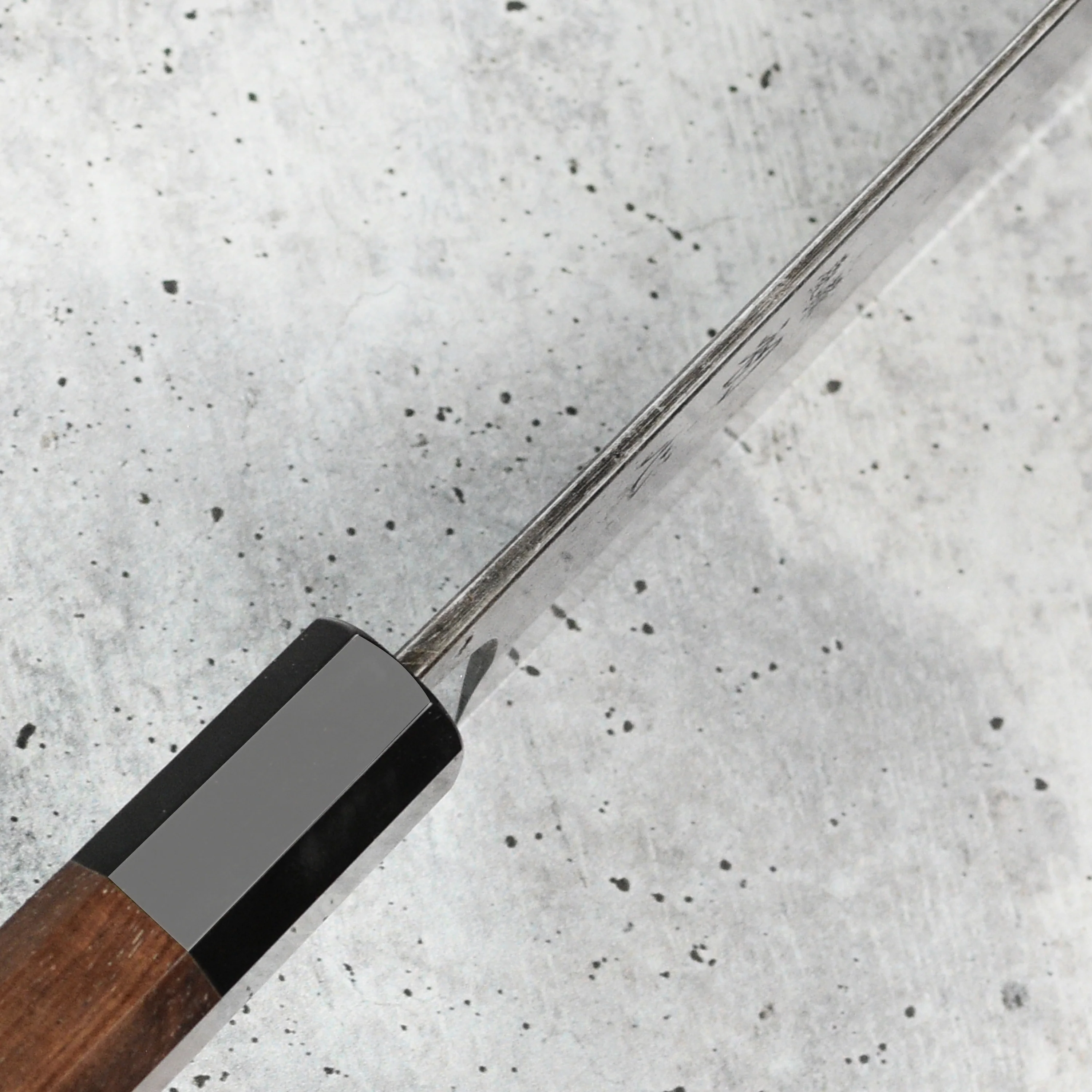 Hatsukokoro Kumokage Aogami #2 Kurouchi Damascus 8.25" Gyuto - Image 3