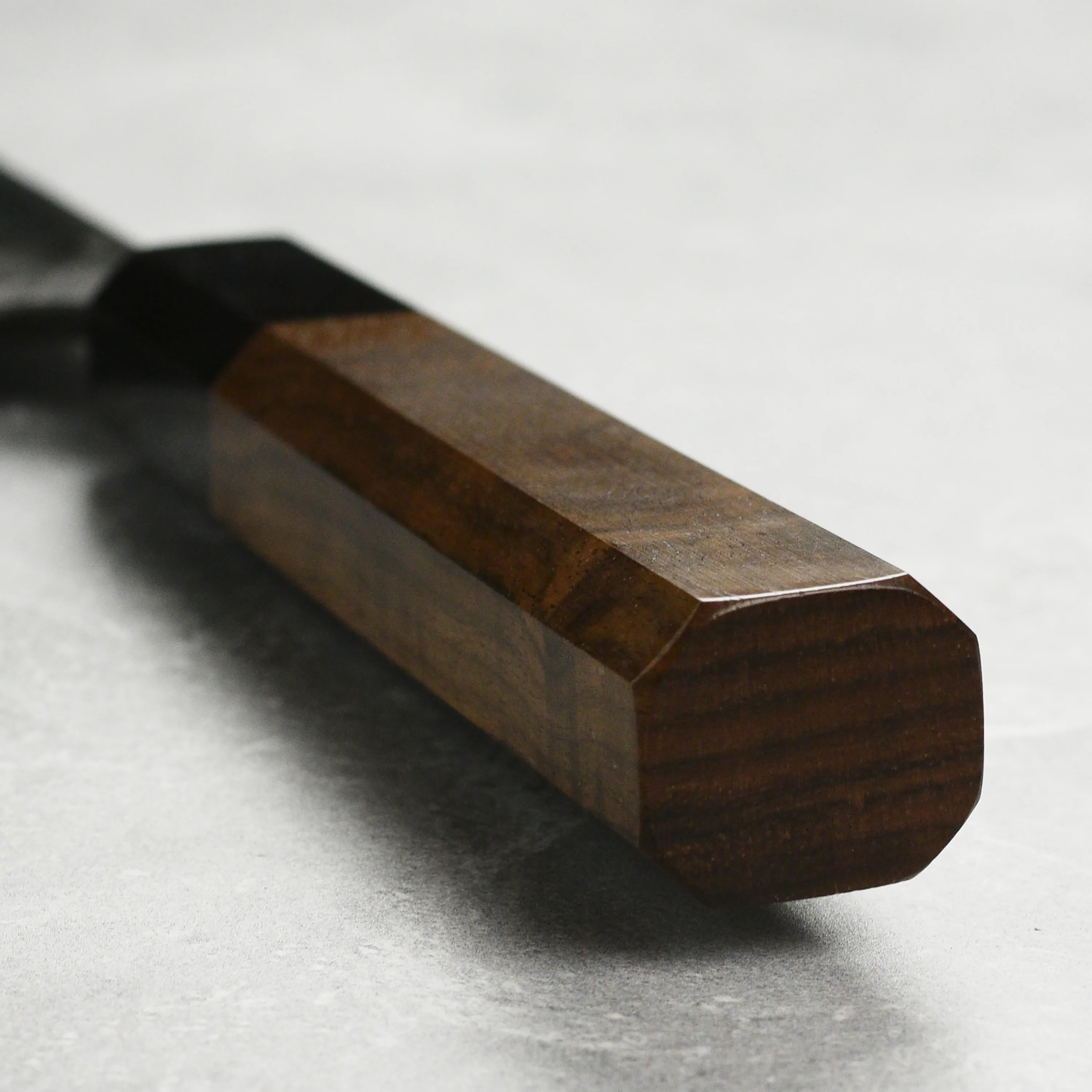 Hatsukokoro Kumokage Aogami #2 Kurouchi Damascus 5.9" Honesuki - Image 2