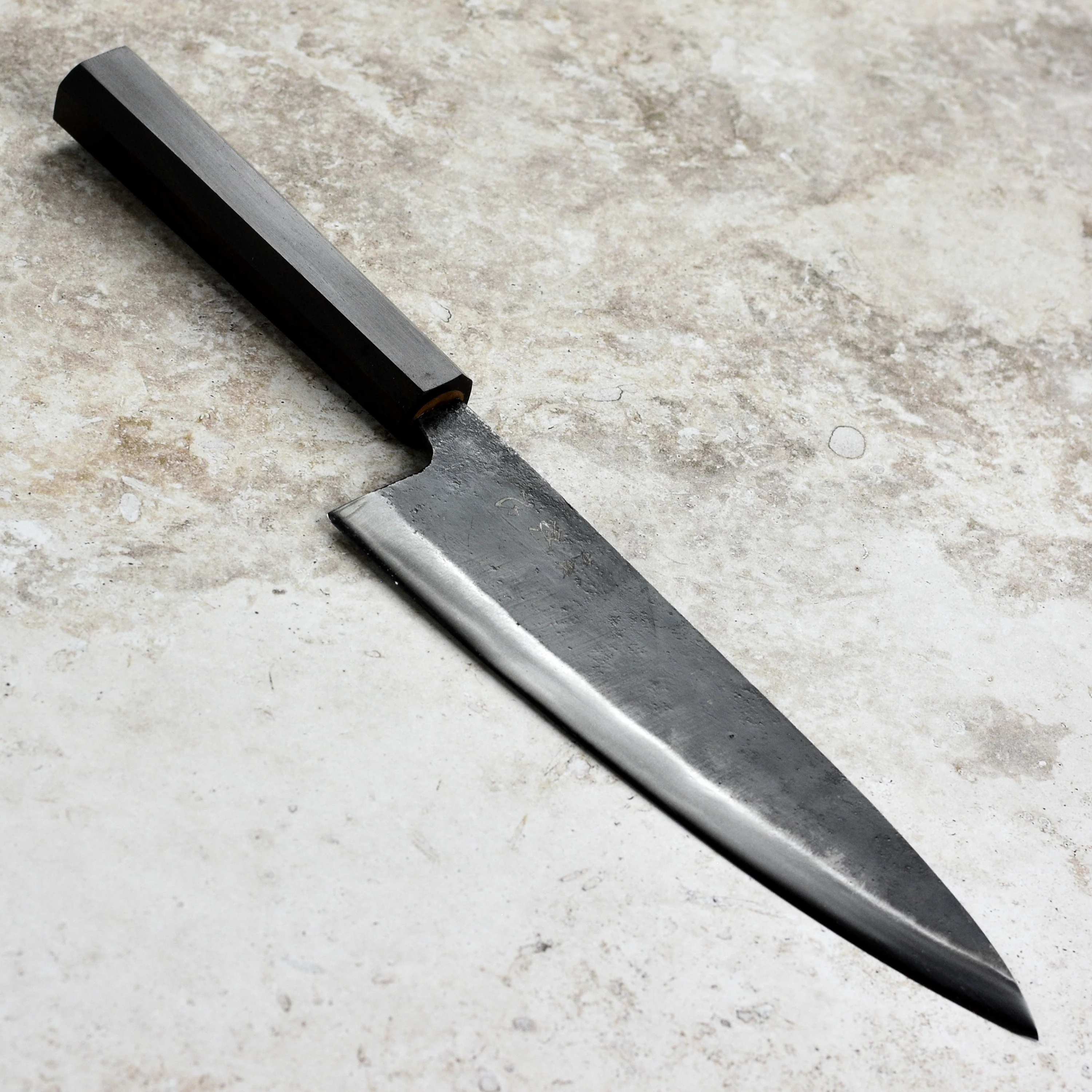 Hatsukokoro Kurogane Aogami #2 Kurouchi 8.25" Gyuto