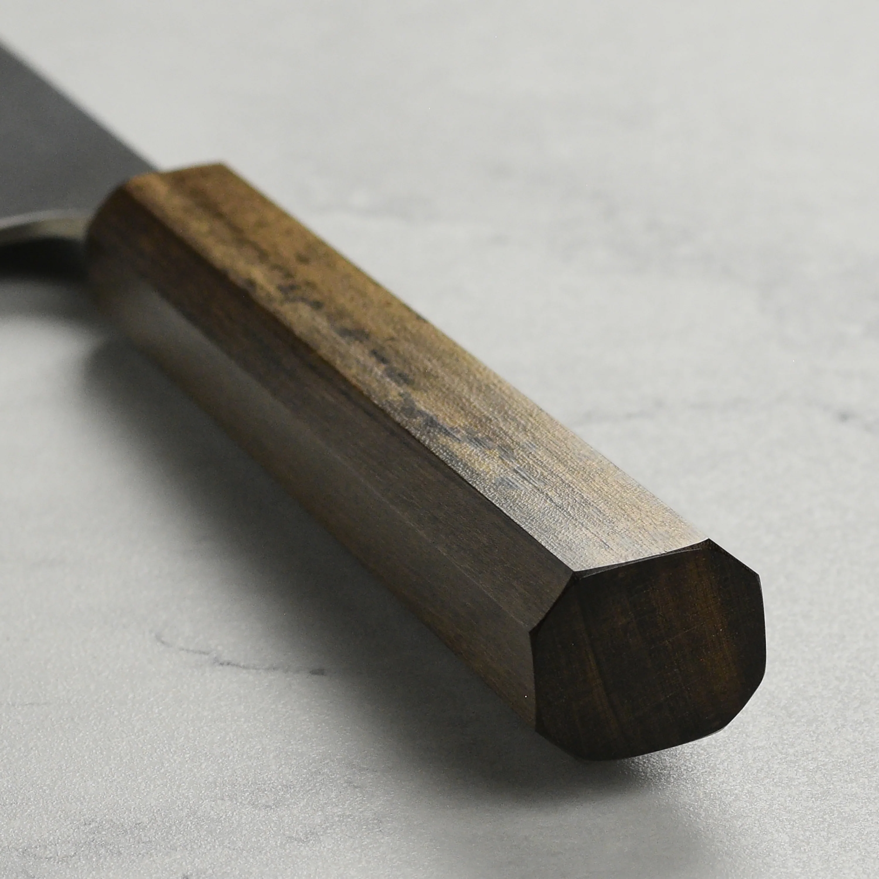Hatsukokoro Kurokaze Shirogami #2 Kurouchi 7" Gyuto - Image 2