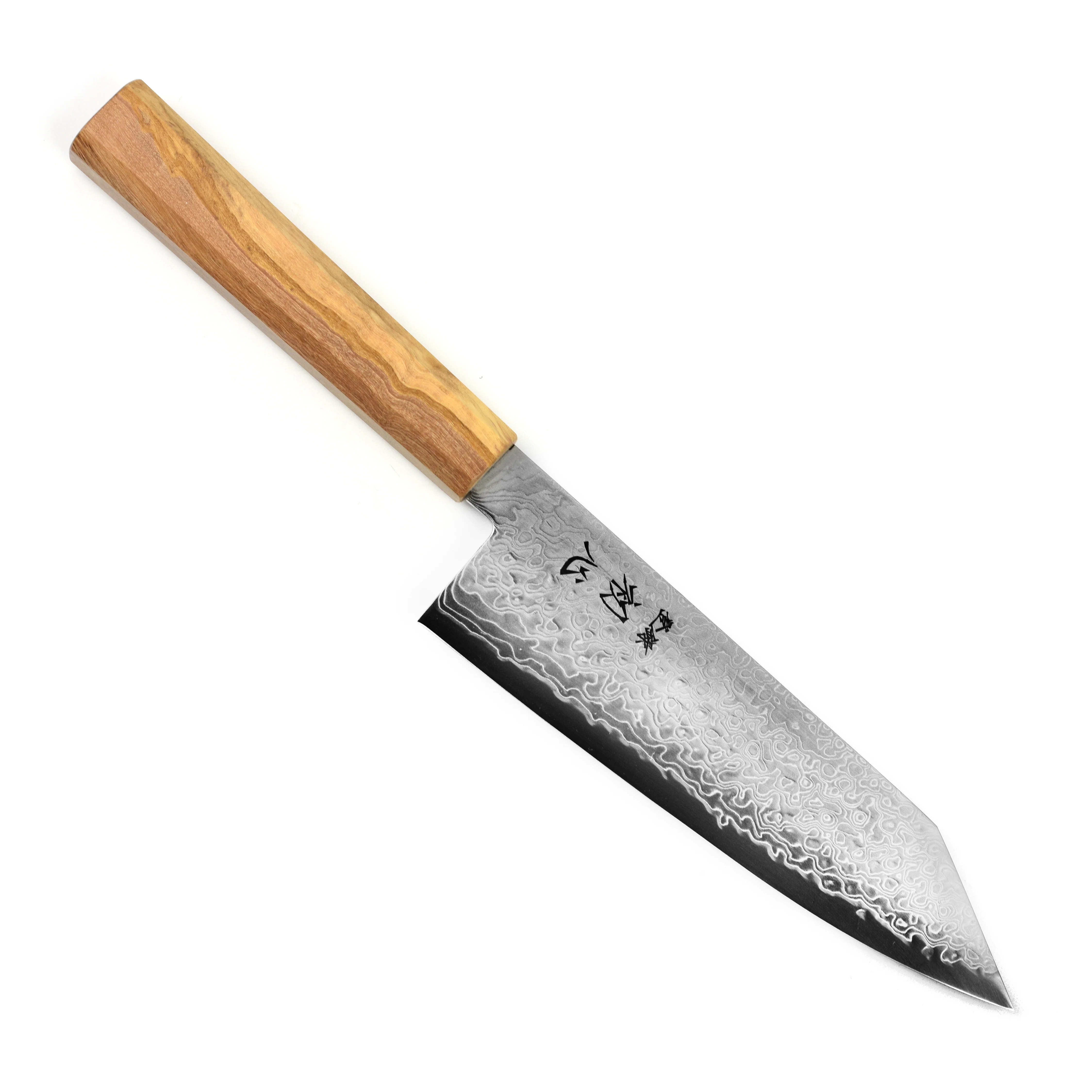 Hatsukokoro Ryuhyo SG2 Damascus 7" Bunka - Image 9