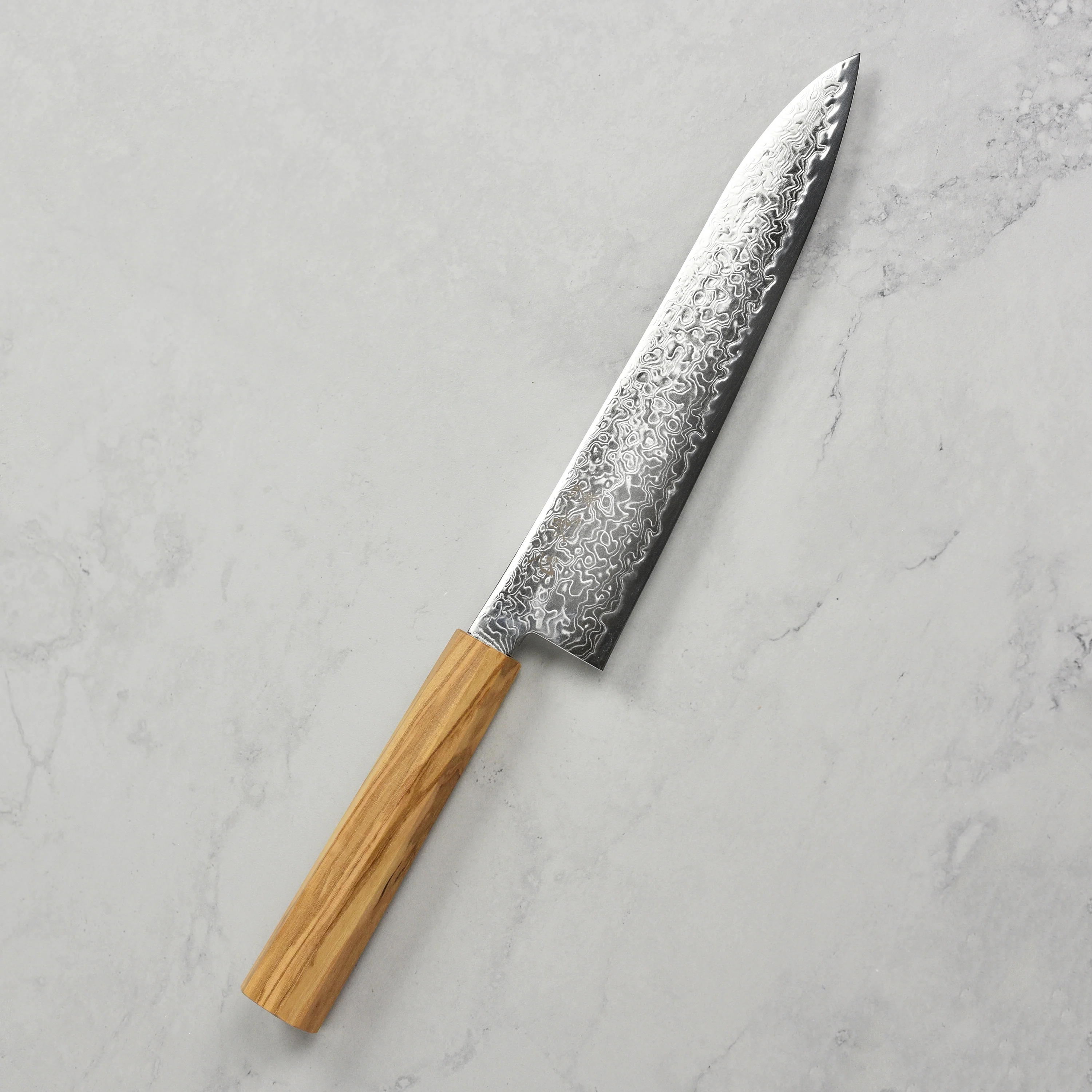 Hatsukokoro Ryuhyo SG2 Damascus 8.25" Gyuto - Image 8