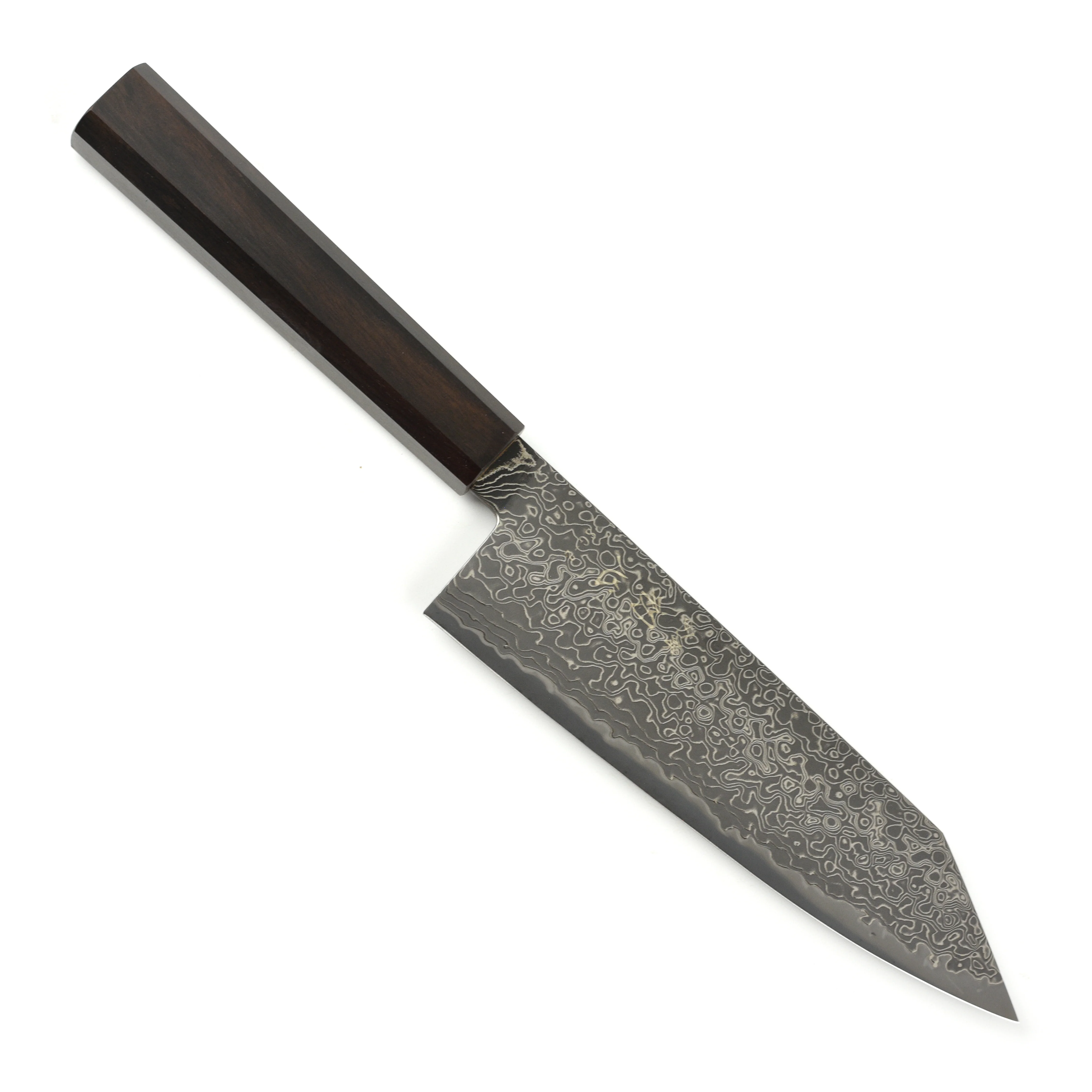 Hatsukokoro Ryuhyo SG2 Kurozome Damascus 7" Bunka - Image 9