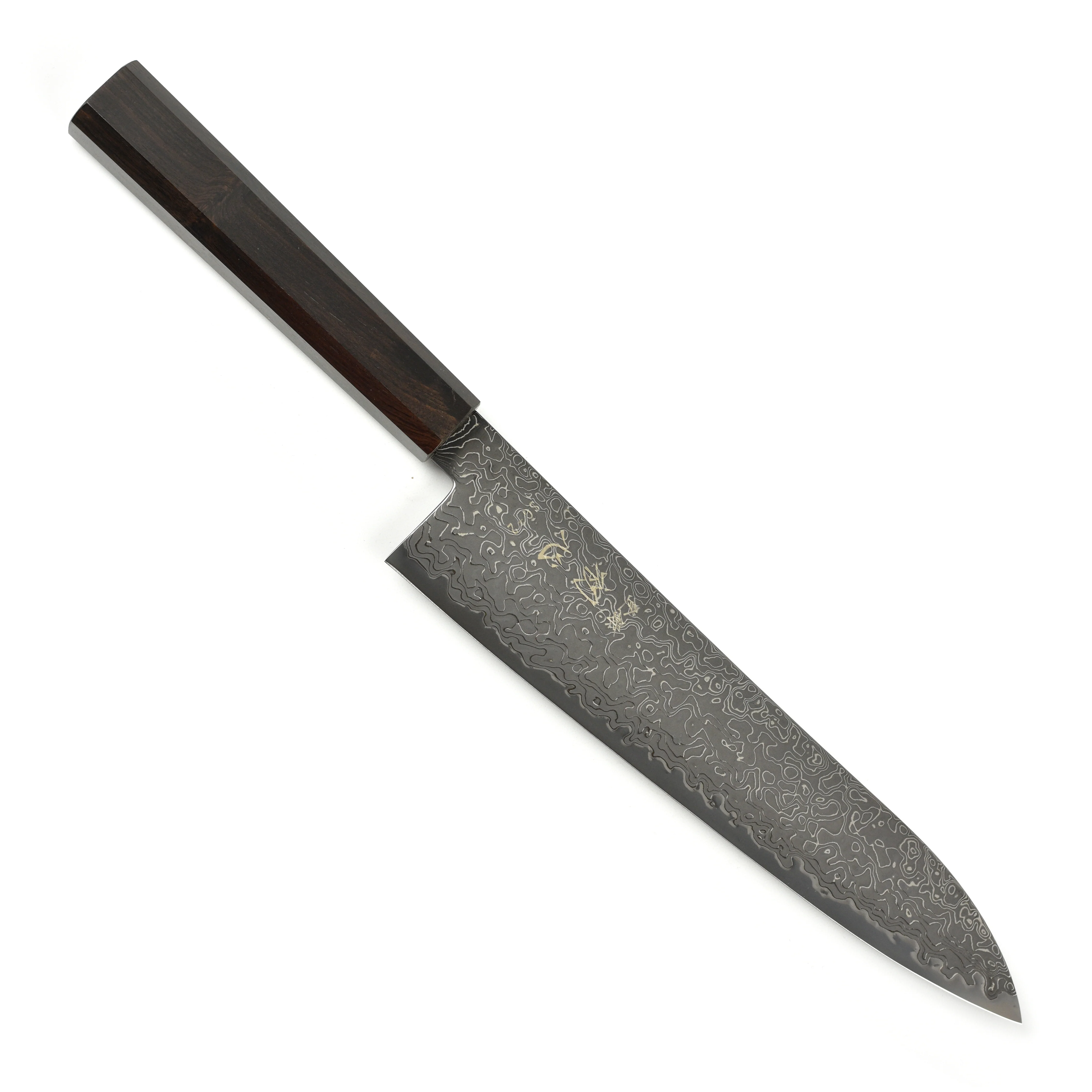 Hatsukokoro Ryuhyo SG2 Kurozome Damascus 8.25" Gyuto - Image 9