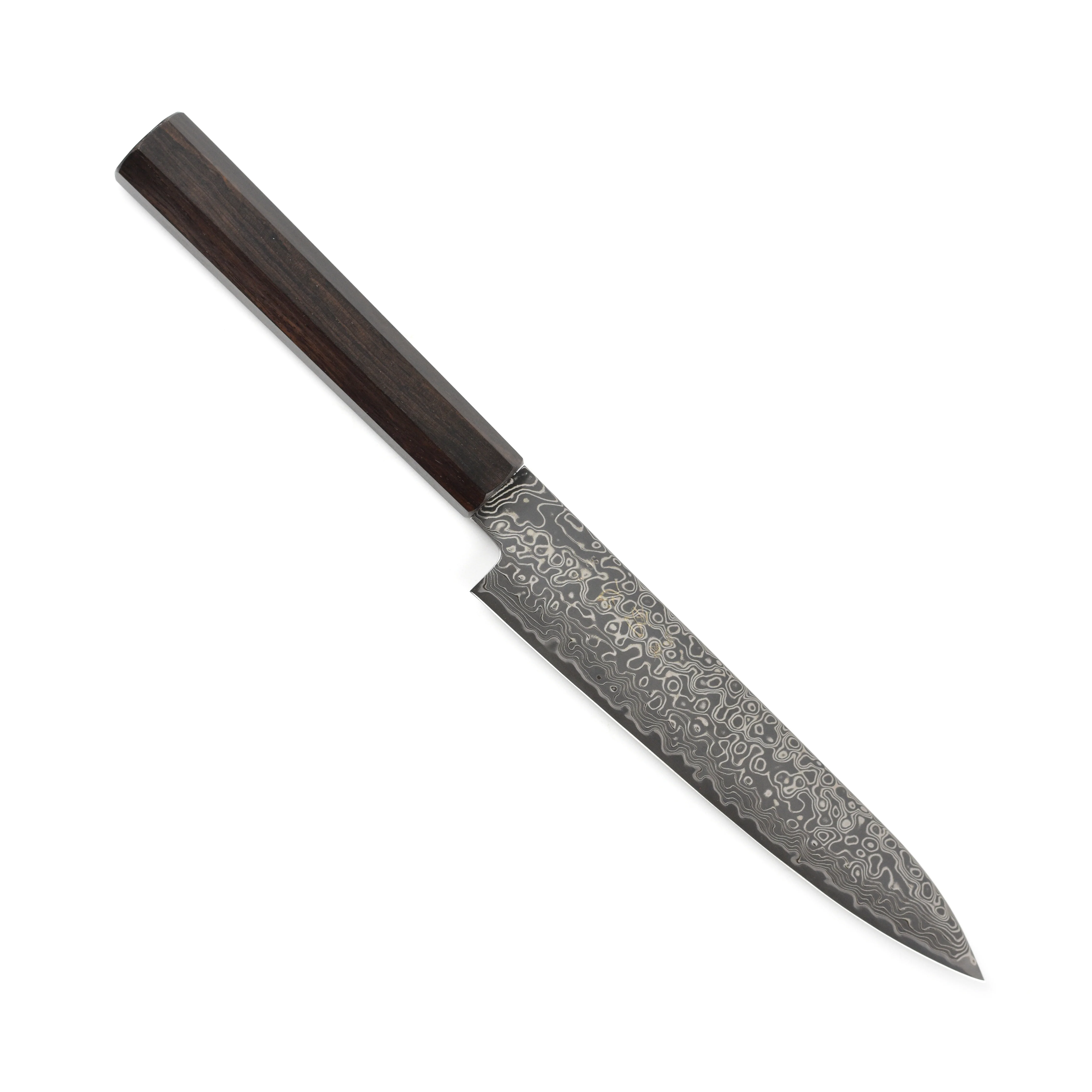 Hatsukokoro Ryuhyo SG2 Kurozome Damascus 5.9" Petty - Image 7