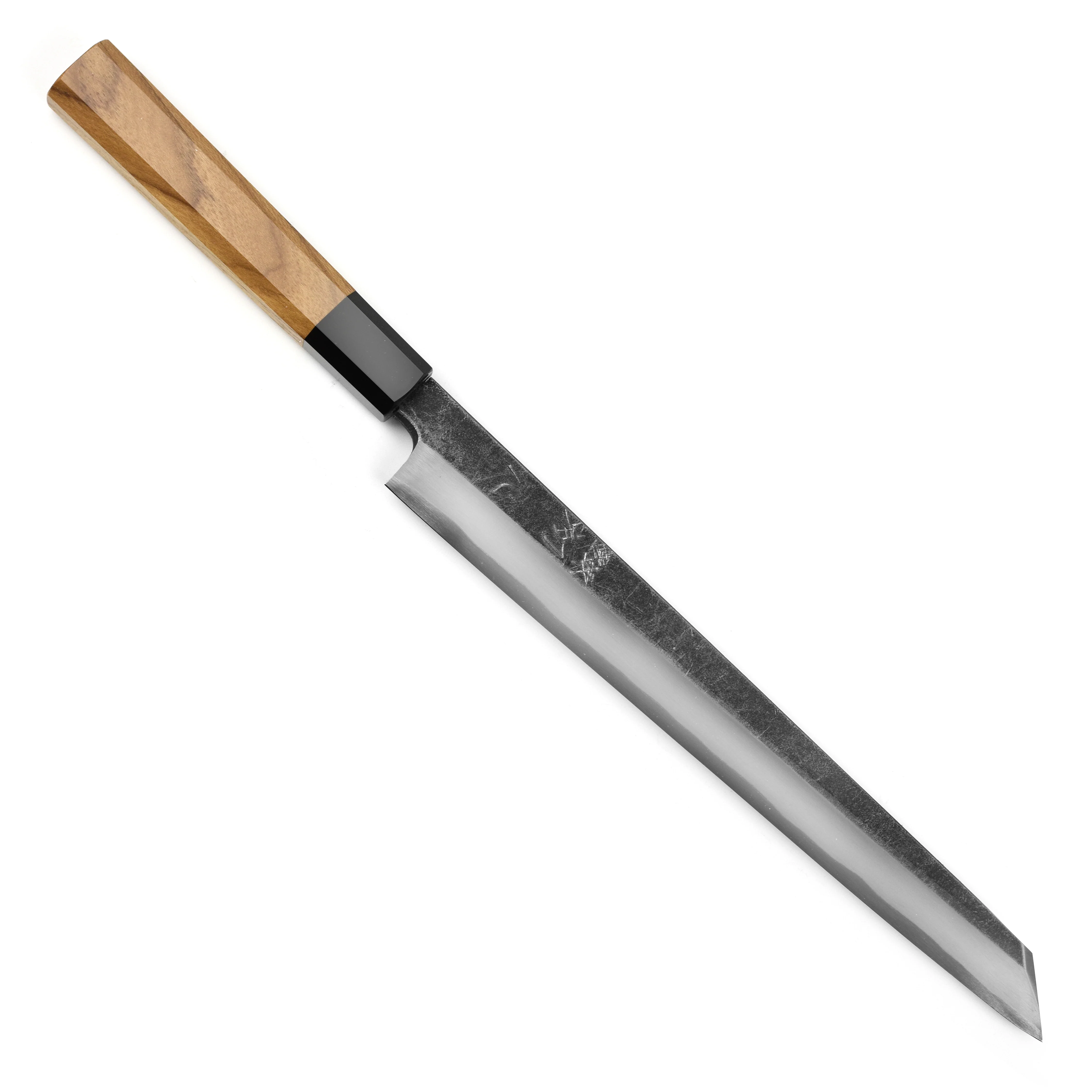 Hatsukokoro Shirasagi Aogami #2 Kurouchi Single-Bevel 10.6" Kiritsuke Yanagiba - Image 9
