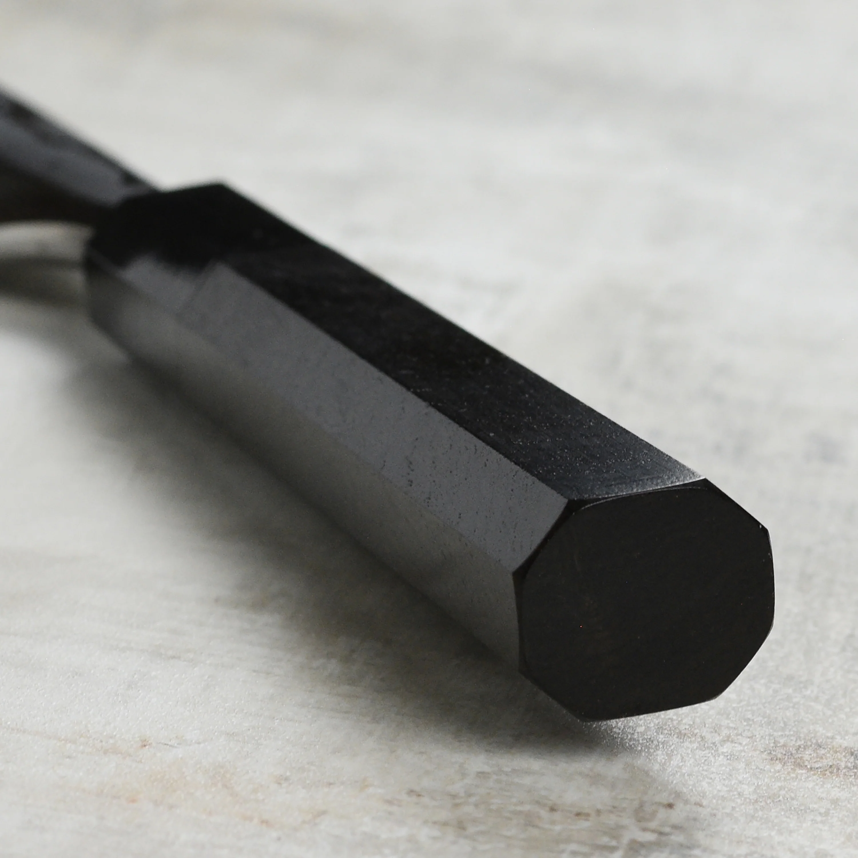 Hatsukokoro x Yauji Aogami #2 Damascus 7" Single Bevel Deba - Image 2
