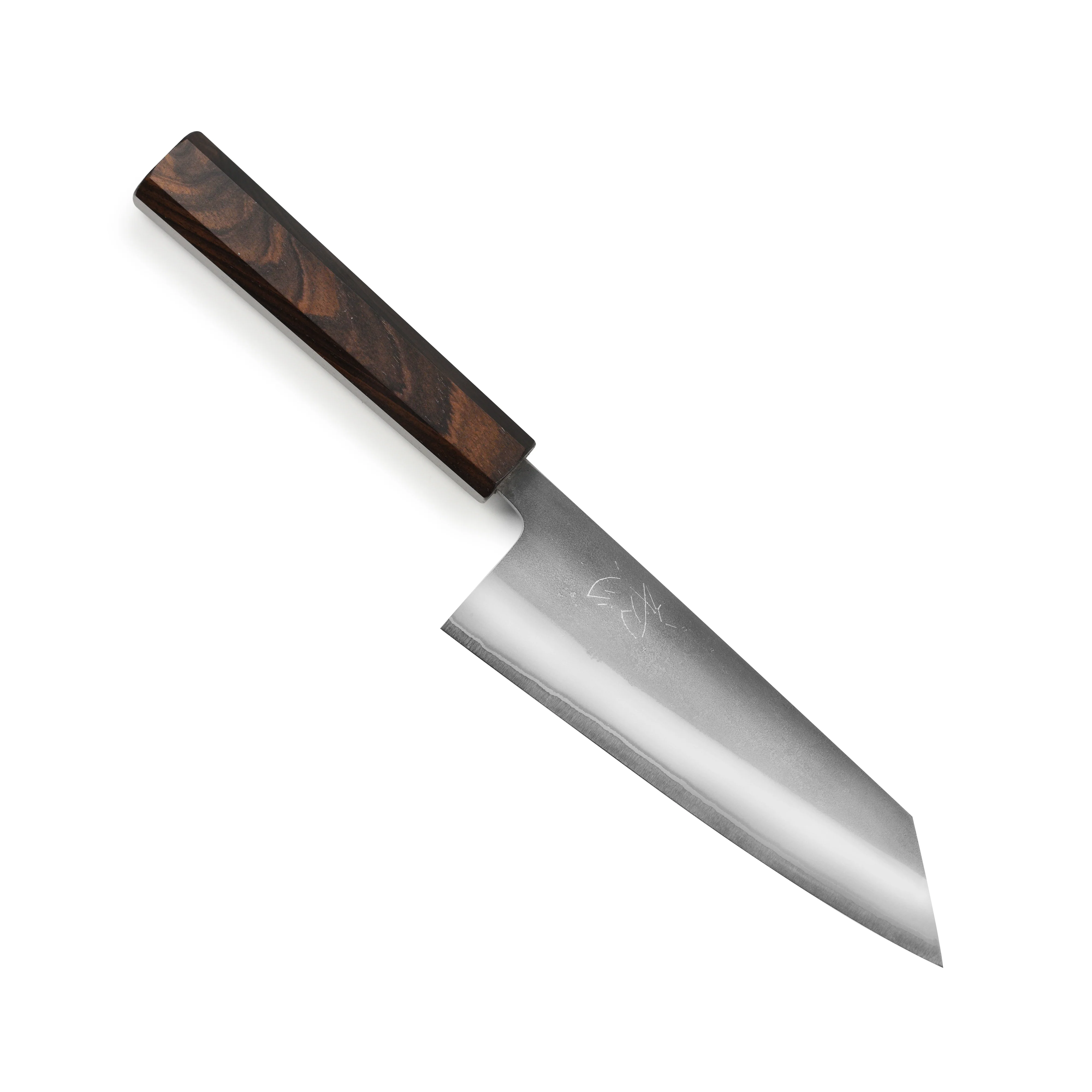 Yoshikane Shirogami #2 Nashiji Stainless Clad 6.5" Bunka - Image 4