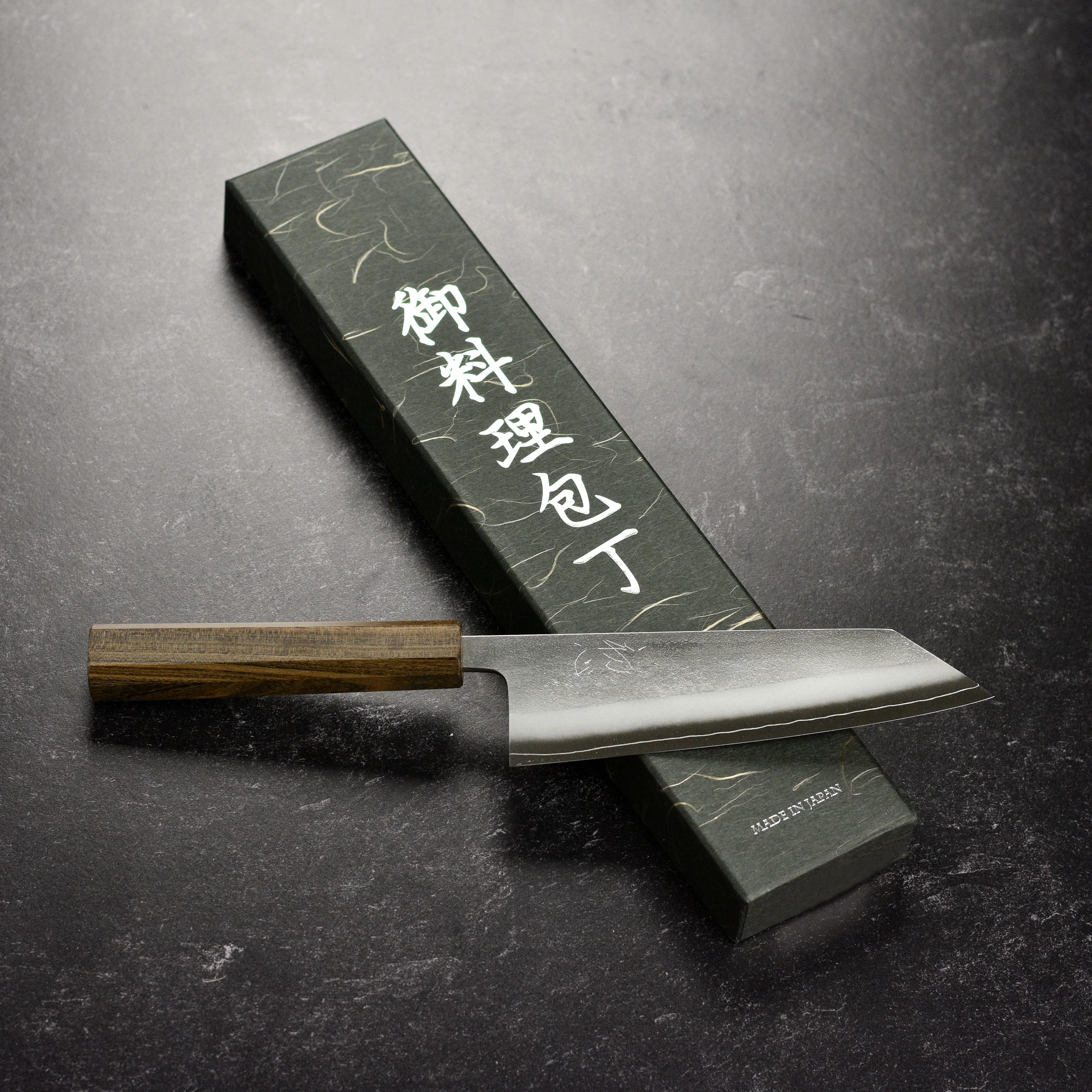 Yoshikane SKD Nashiji Stainless Clad 6.5" Bunka - Image 6