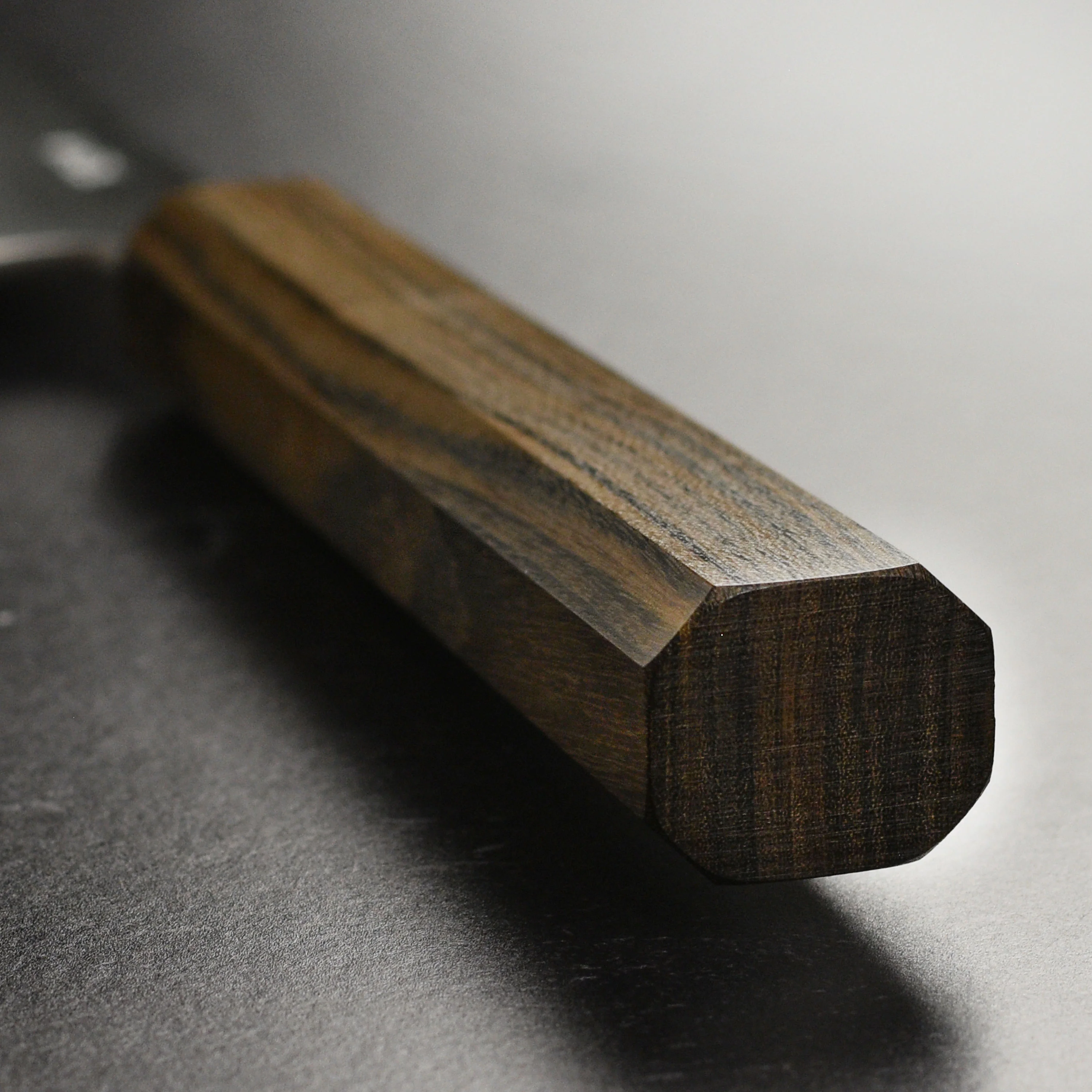 Yoshikane SKD Nashiji Stainless Clad 6.5" Santoku - Image 2
