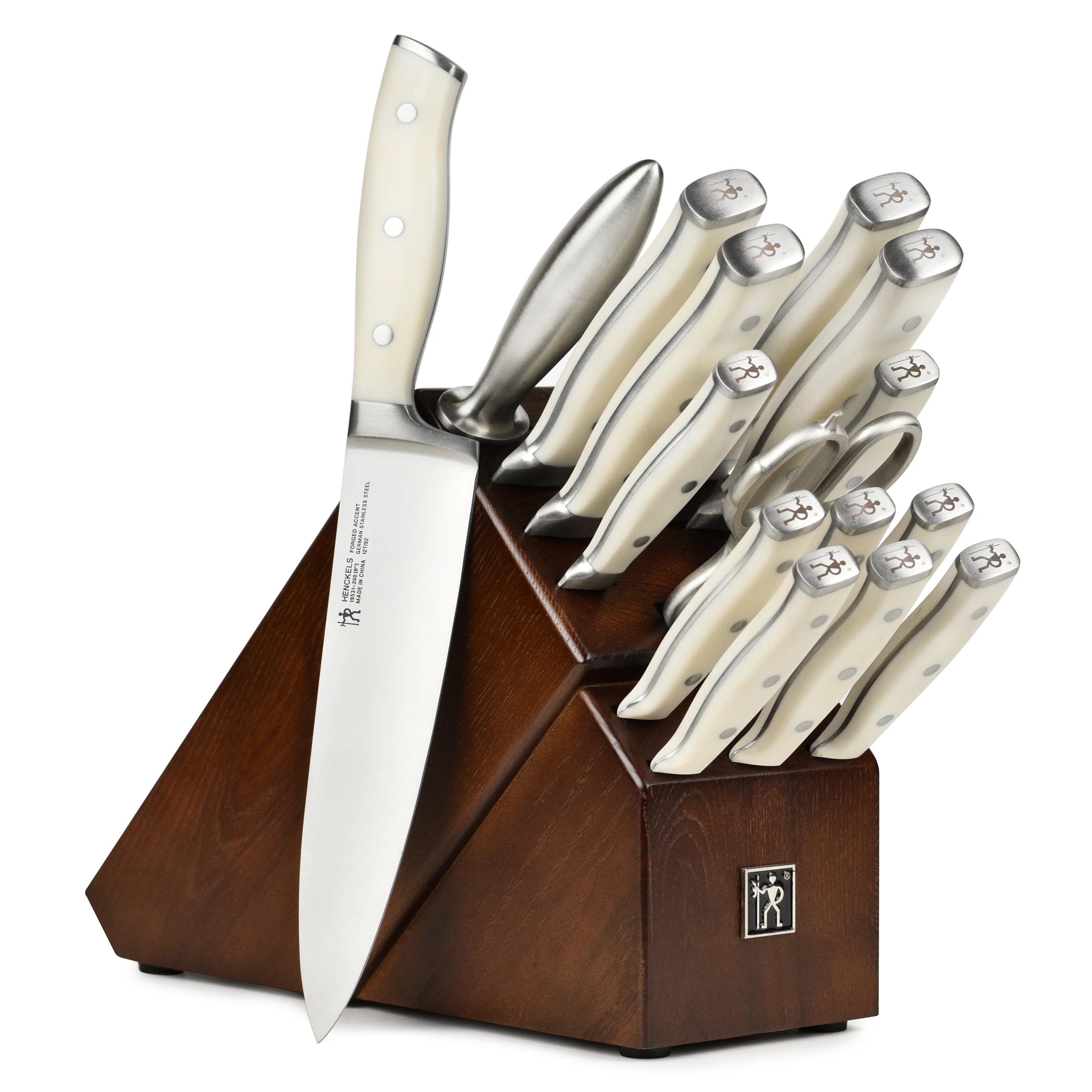 Henckels Forged Accent 16 Piece Off-White Knife Block Set - Image 6