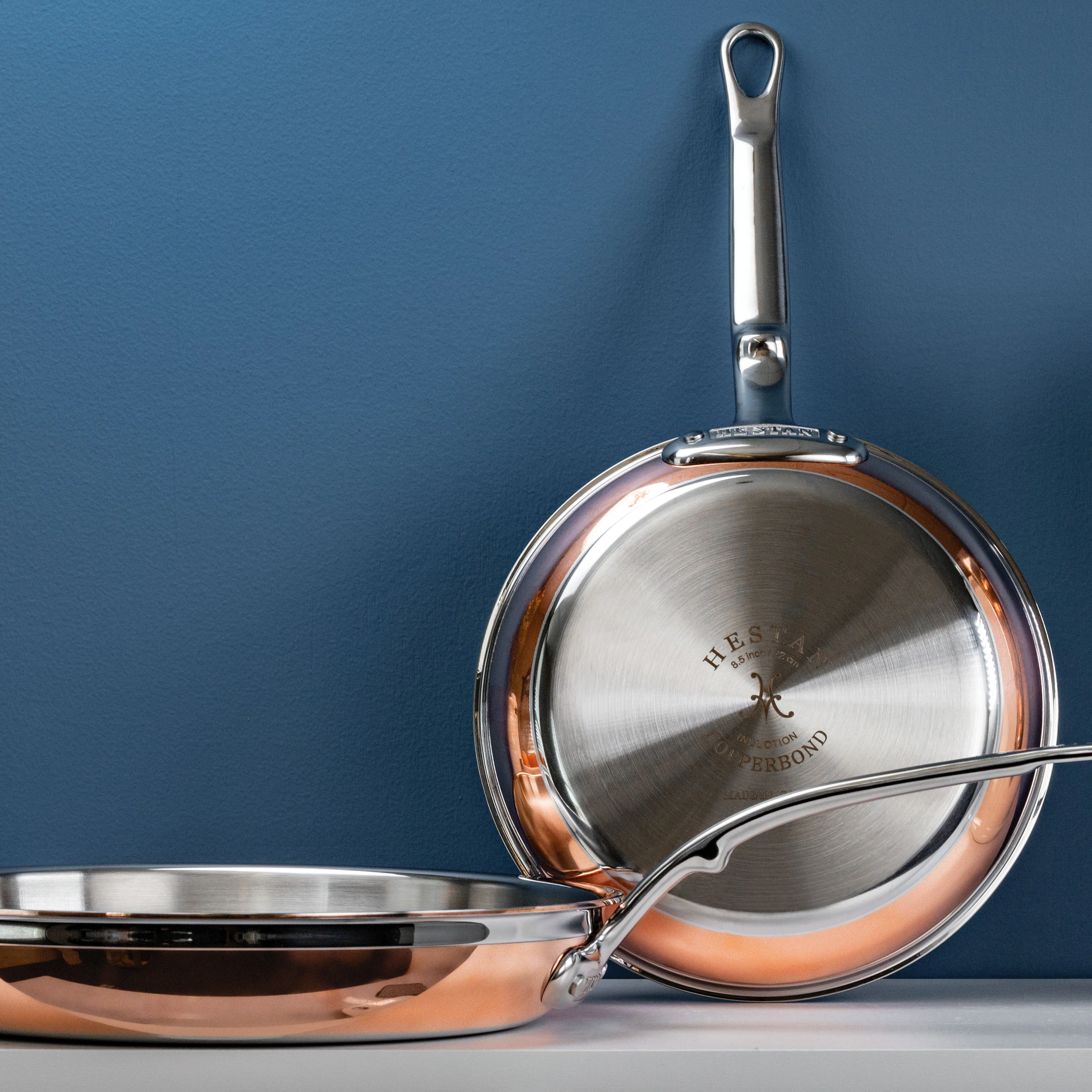 Hestan CopperBond 12.5" Induction Copper Skillet - Image 3