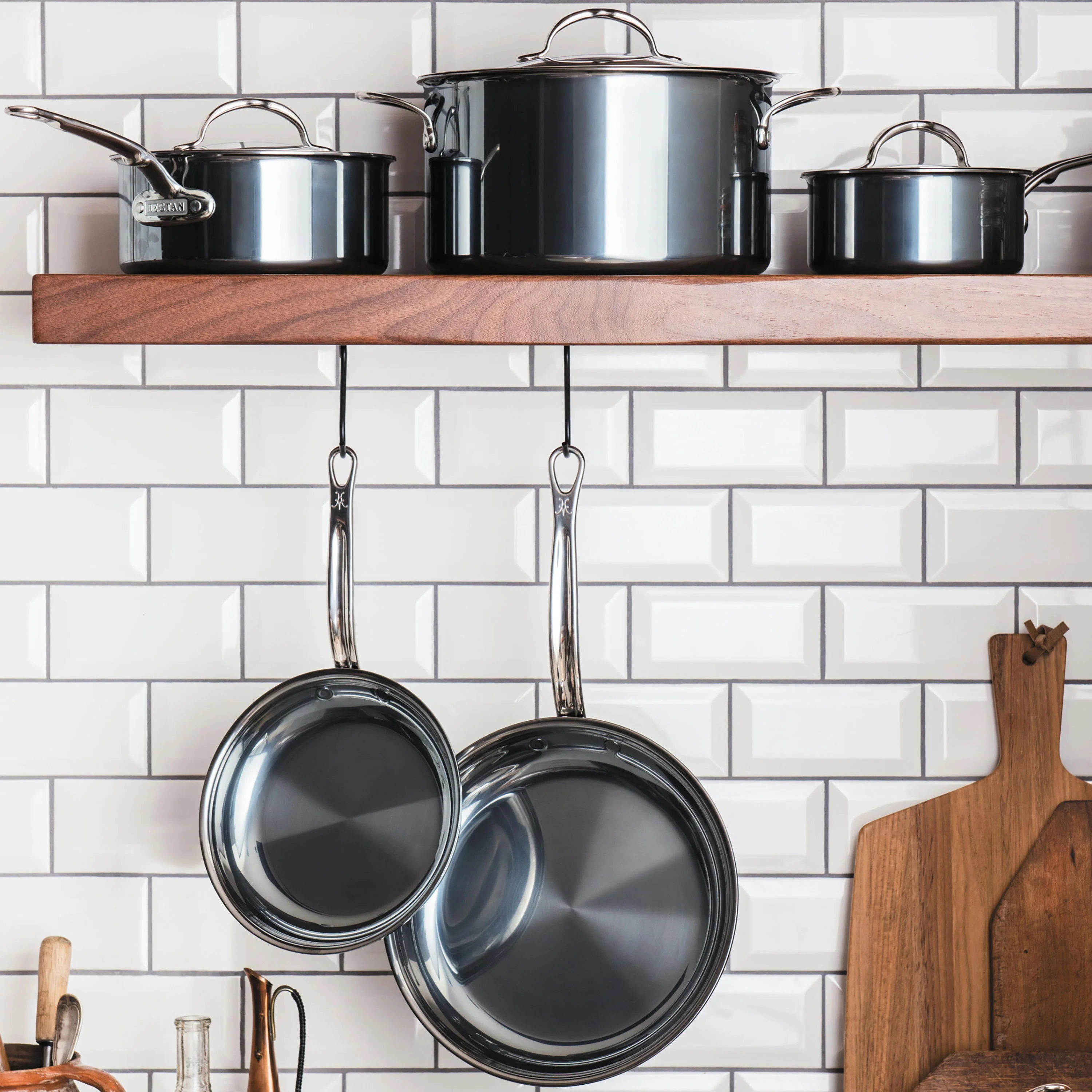 Hestan NanoBond 10 Piece Titanium Stainless Steel Cookware Set - Image 5