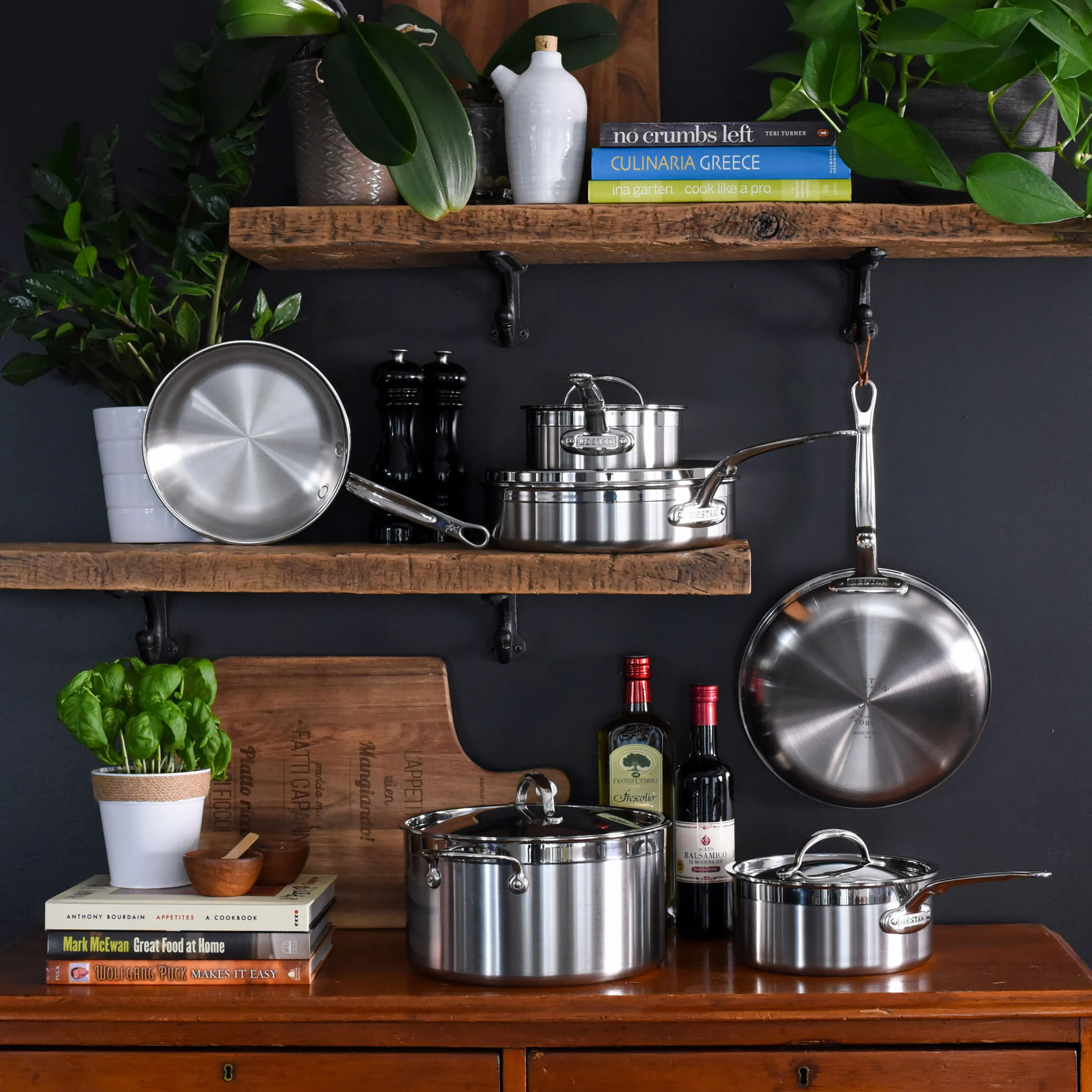 Hestan ProBond 10 Piece Stainless Steel Cookware Set - Image 4