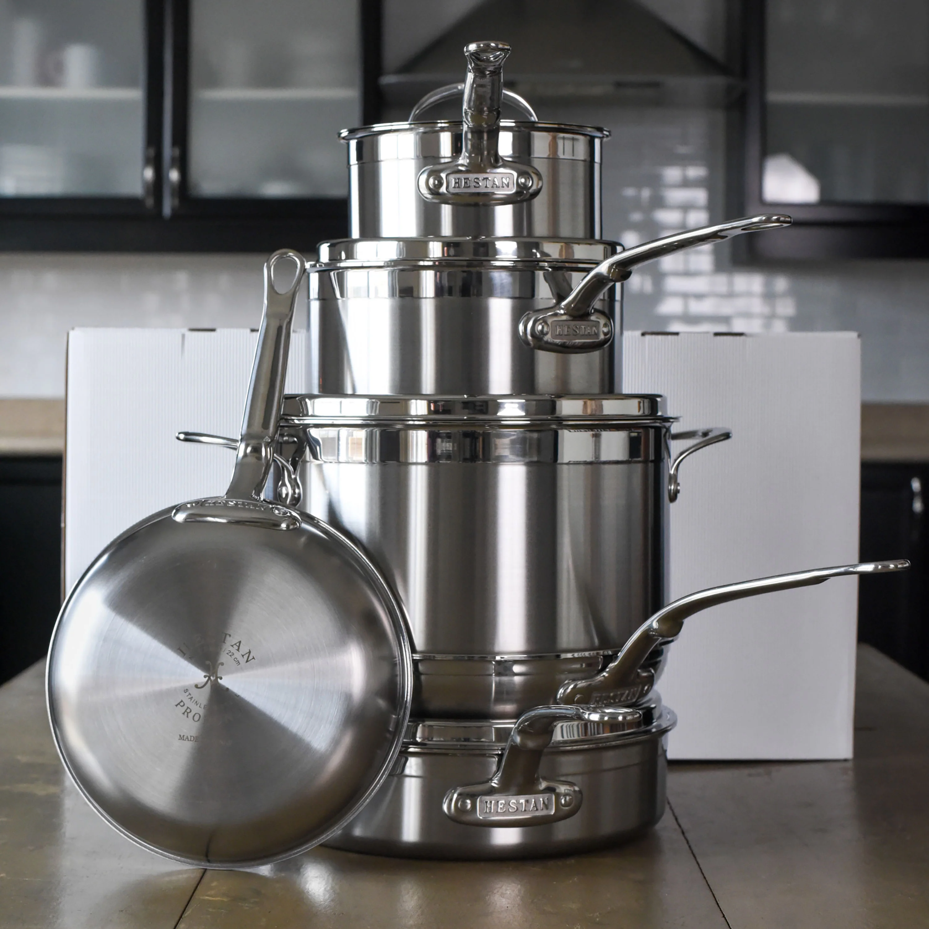 Hestan ProBond 10 Piece Stainless Steel Cookware Set - Image 5
