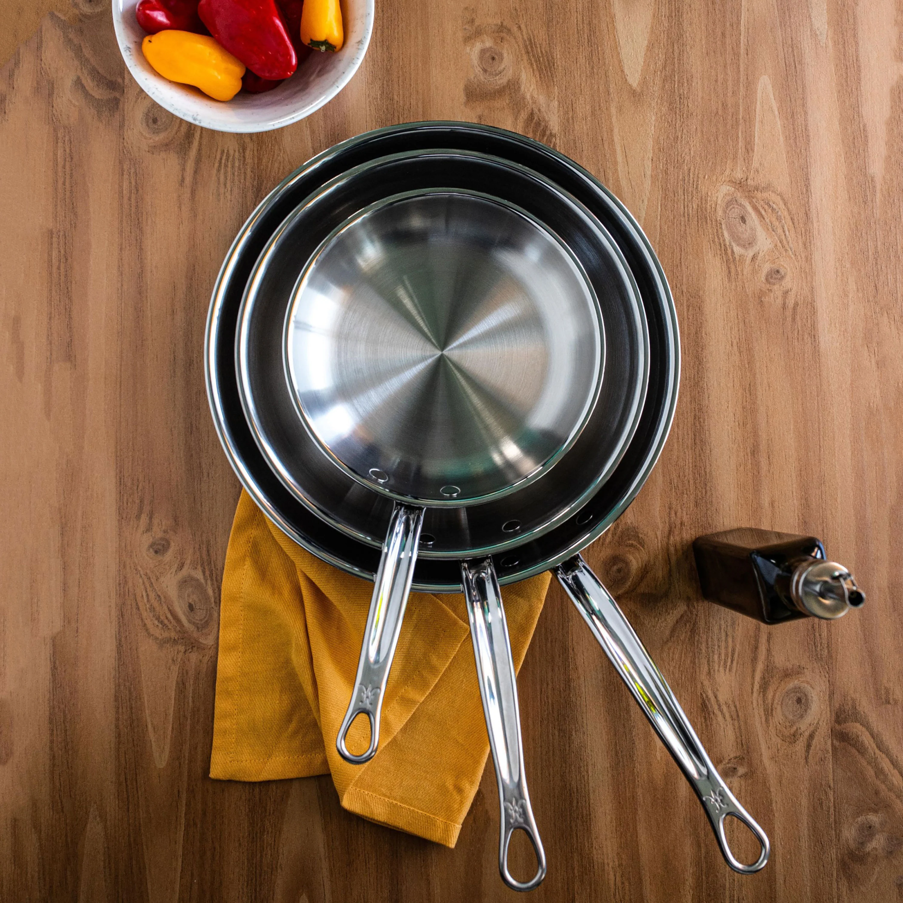 Hestan ProBond 11" Stainless Steel Skillet - Image 6