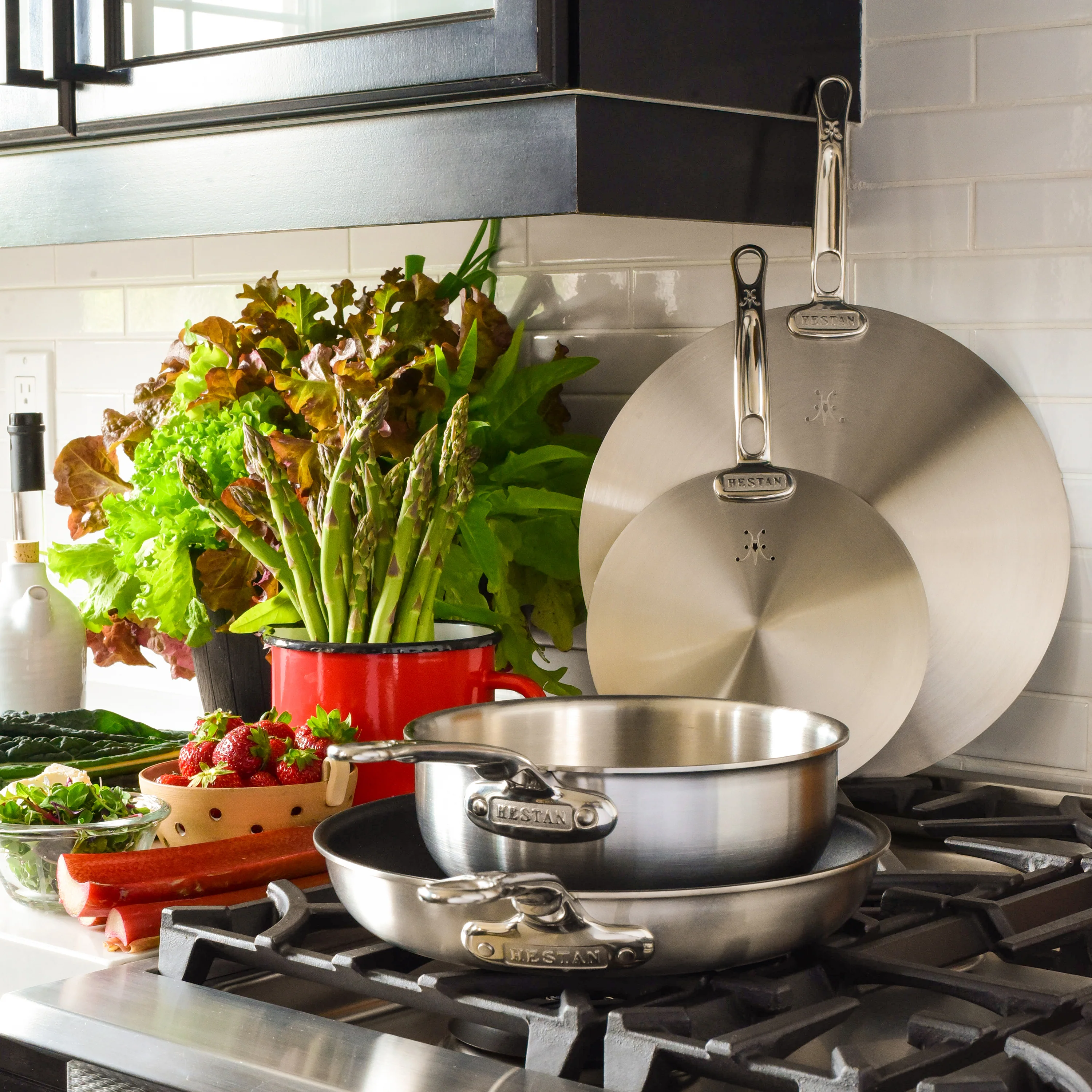 Hestan 8.5 & 12.5" Universal Lid Set - Image 2