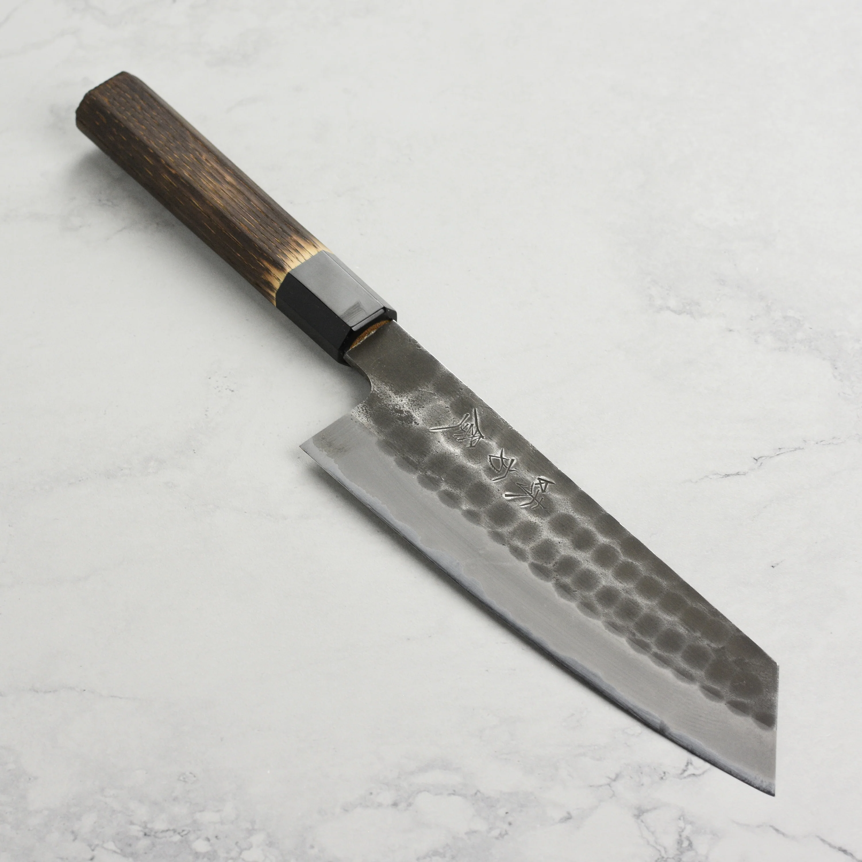 Hinoura Shirogami #2 Kurouchi Tsuchime 7" Bunka