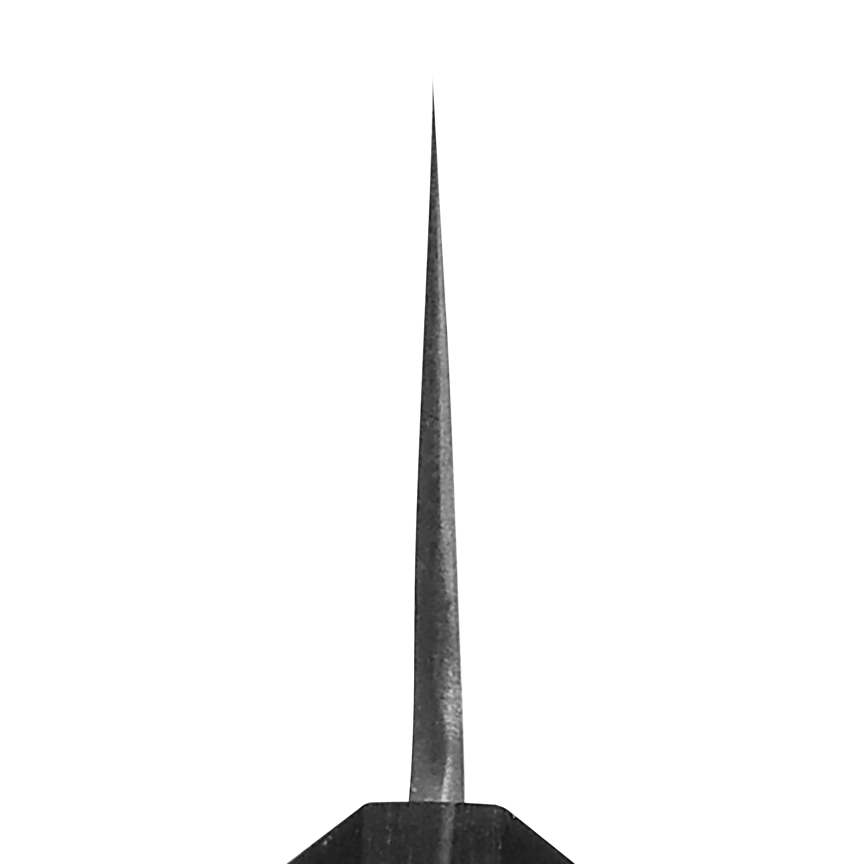 Hinoura Shirogami #2 Kurouchi Tsuchime 7" Bunka - Image 5