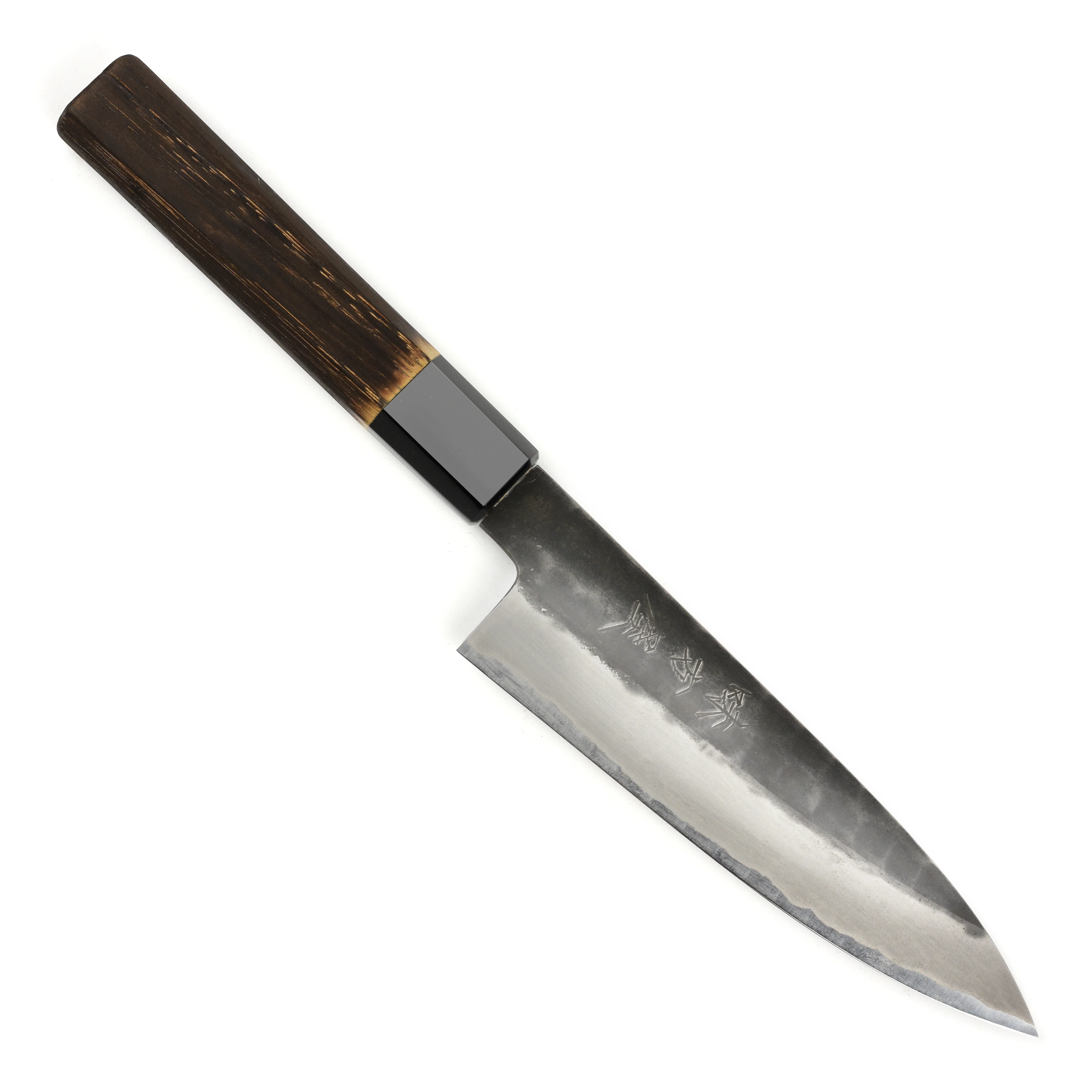 Hinoura Shirogami #2 Kurouchi Tsuchime 5.3" Petty - Image 7