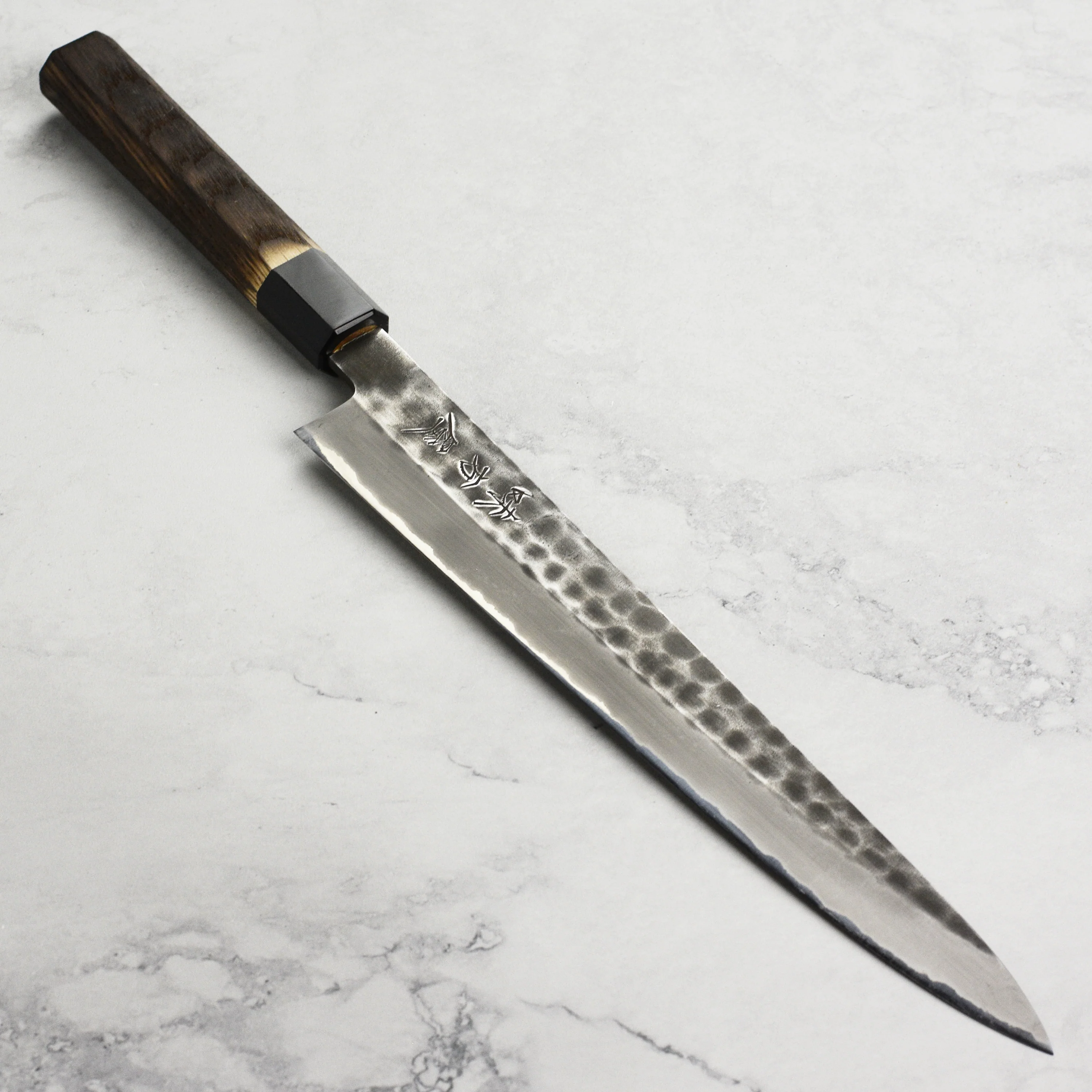 Hinoura Shirogami #2 Kurouchi Tsuchime 10.6" Sujihiki
