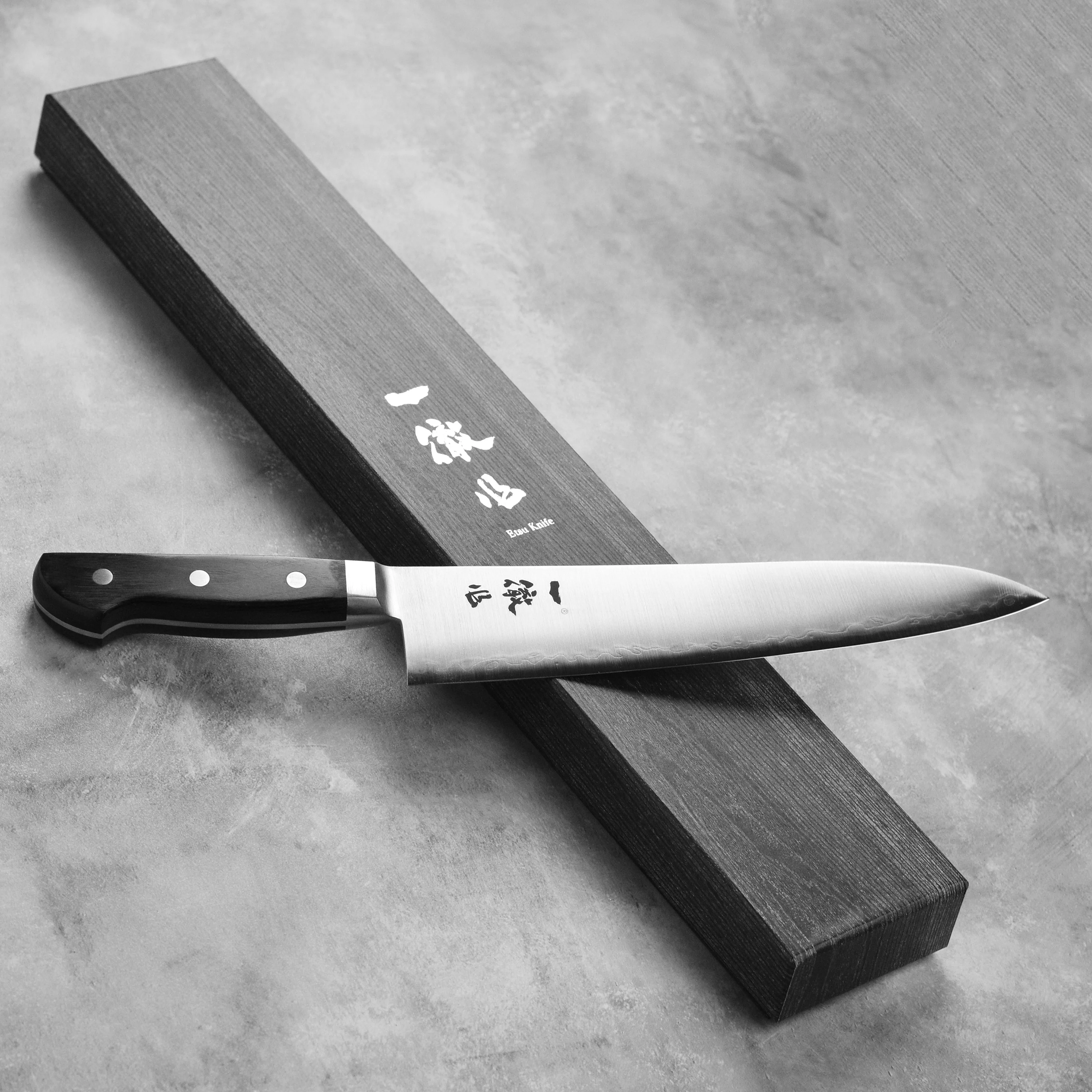Ittetsu Aogami Super Carbon Steel 9.4" Gyuto - Image 7