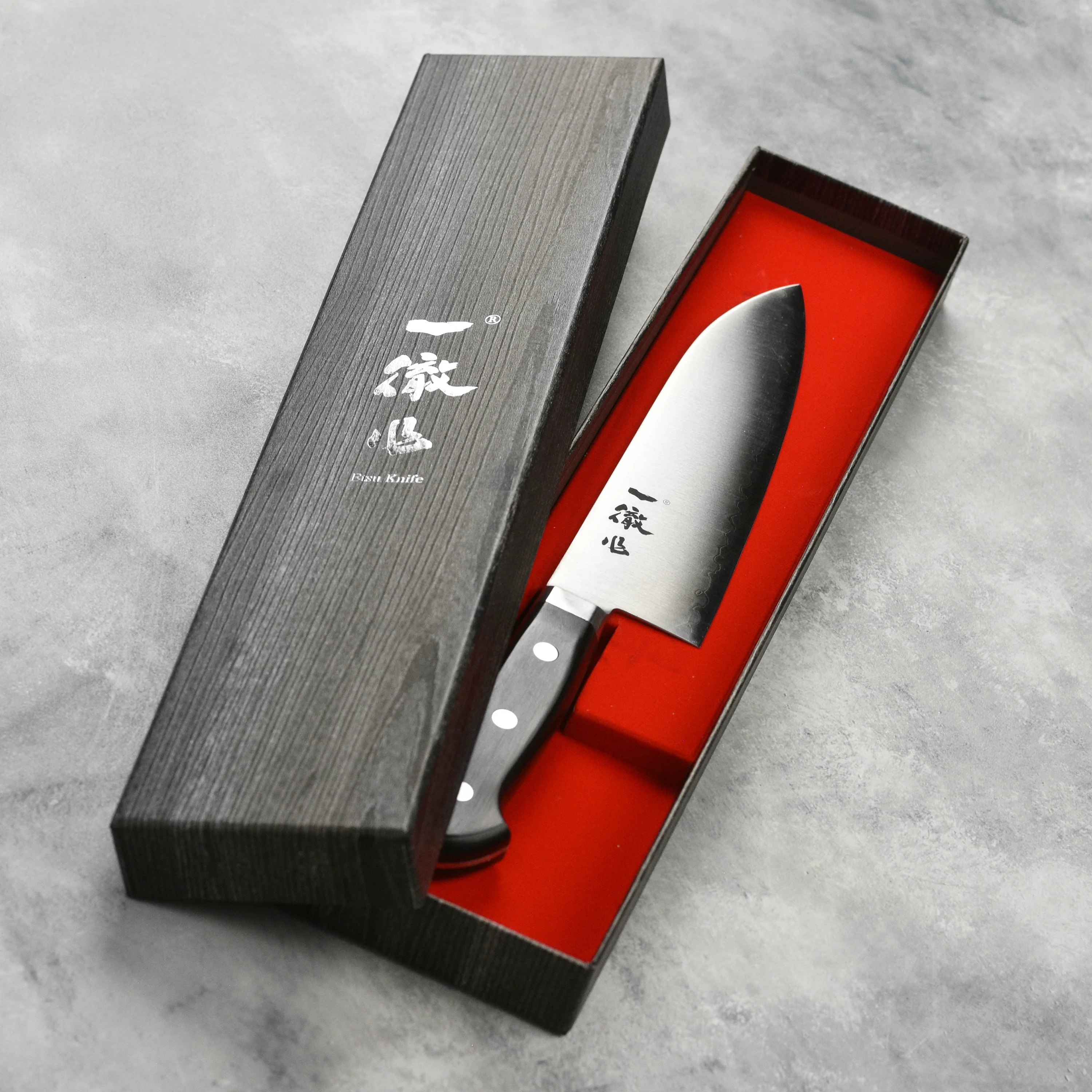 Ittetsu Aogami Super Carbon Steel 7" Santoku - Image 4