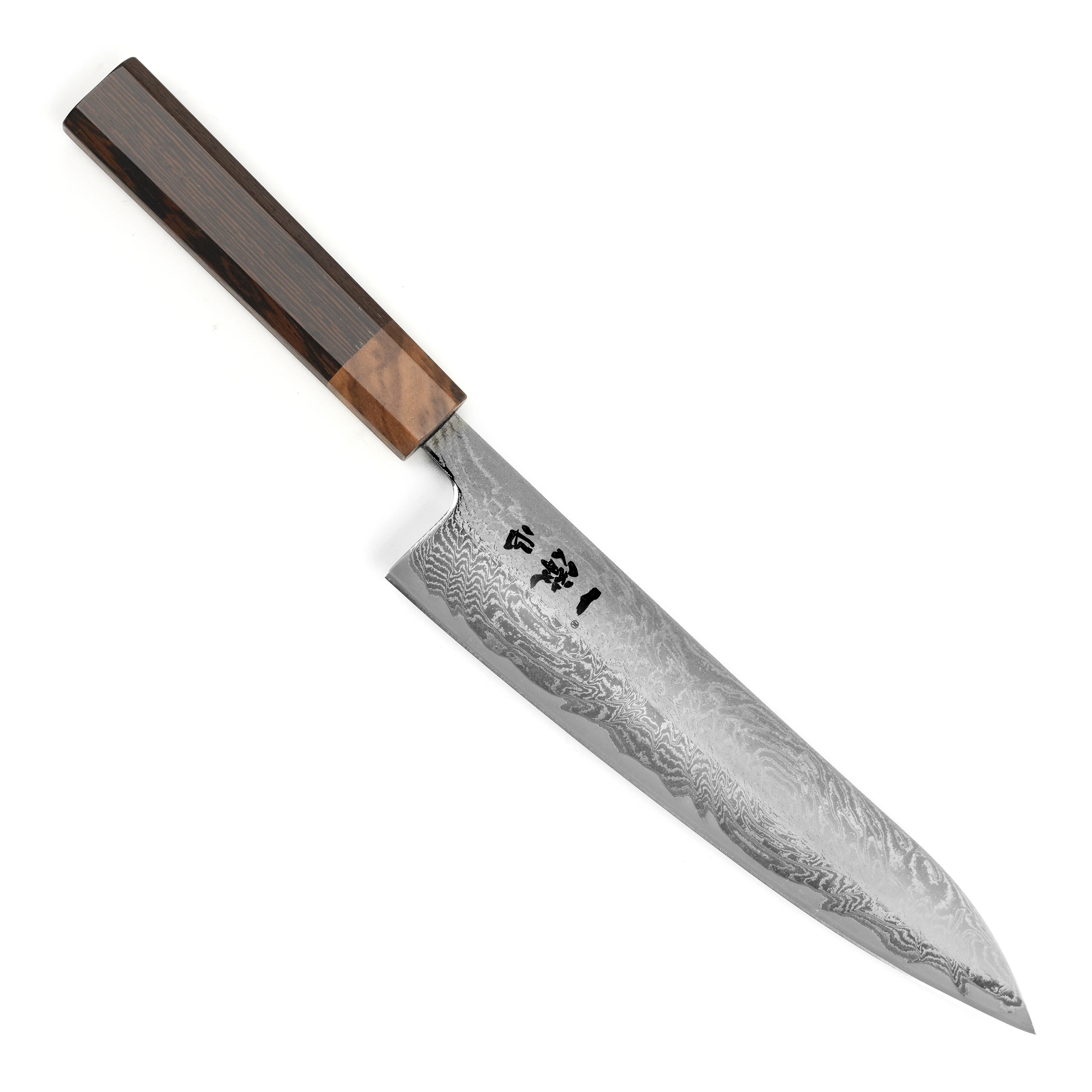 Ittetsu AUS10 Spiral Damascus 8.25" Gyuto - Image 5