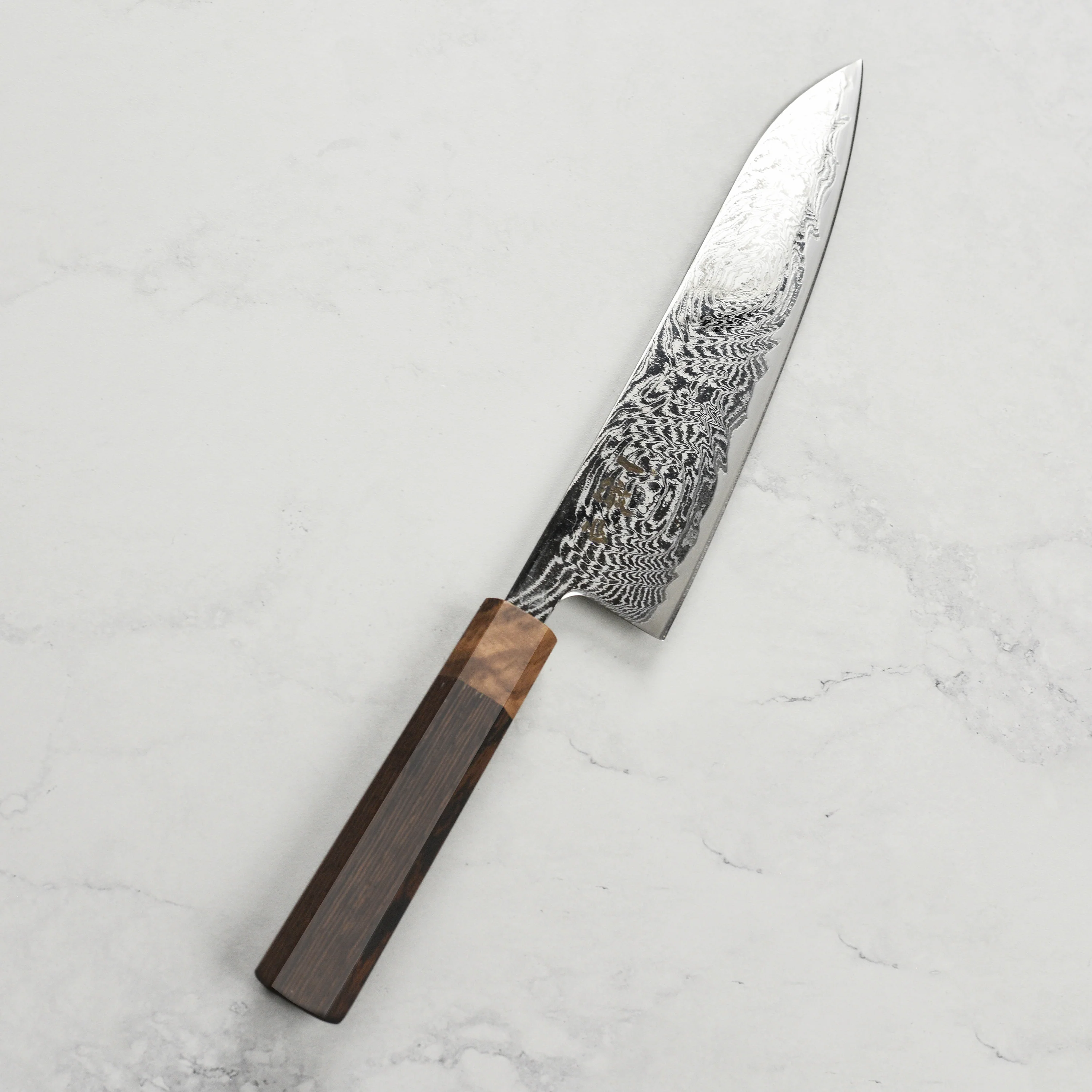Ittetsu AUS10 Spiral Damascus 8.25" Gyuto - Image 8