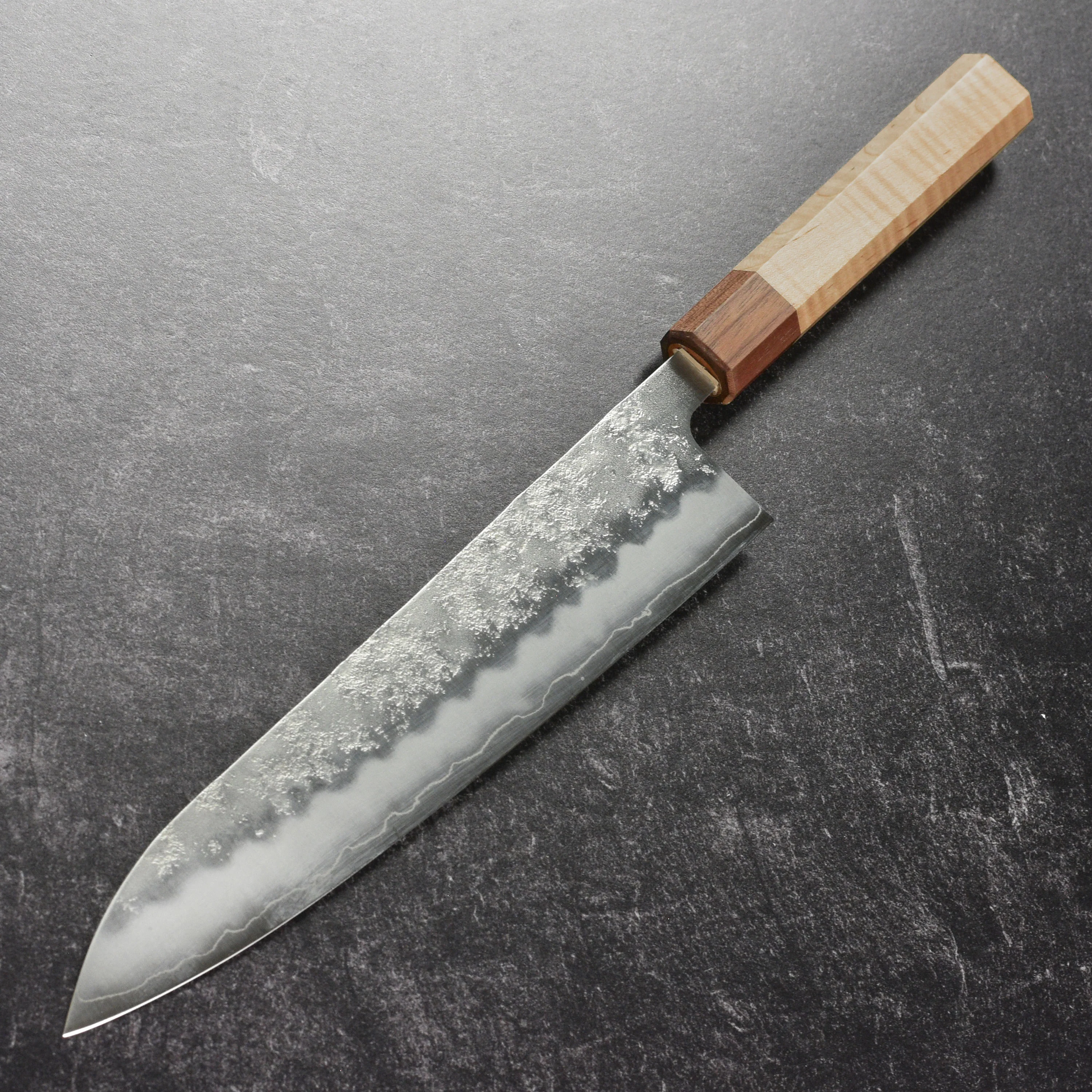 Ittetsu Ginsan Nashiji 9.4" Gyuto - Image 5